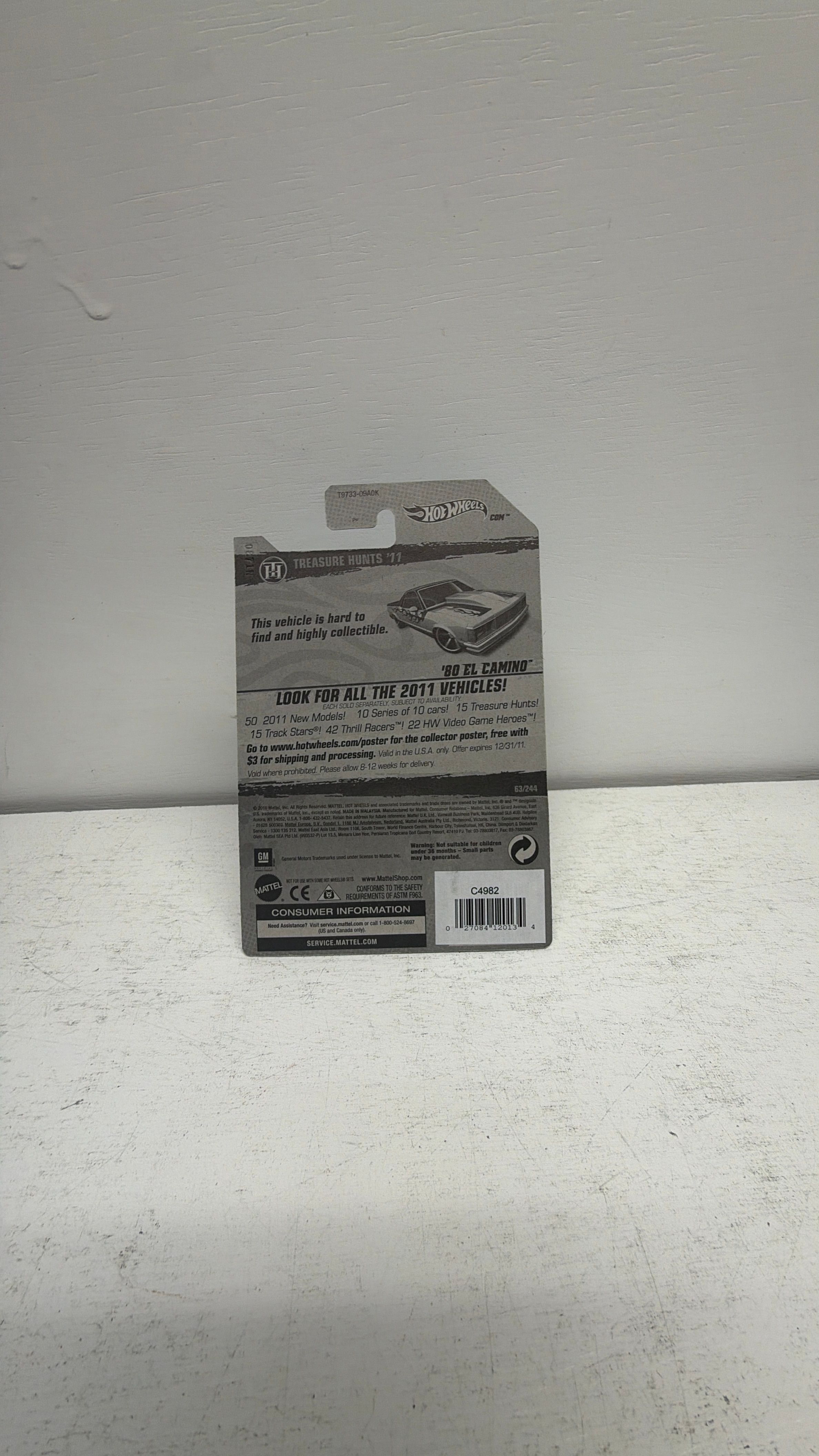 Mattel Hot Wheels 1980 Chevy El Camino Treasure Hunt view 2