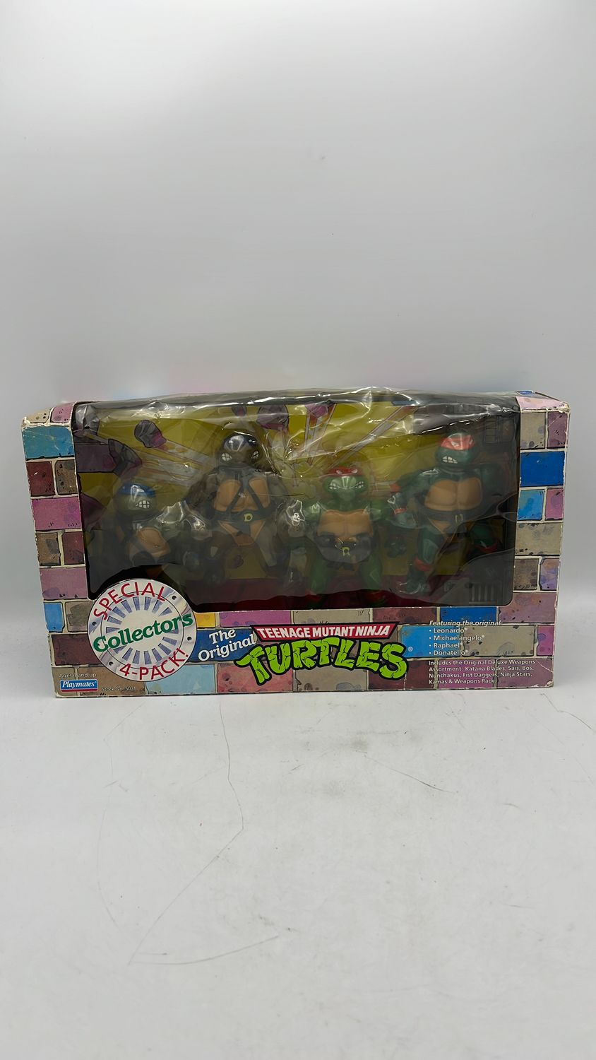 Playmates Teenage Mutant Ninja Turtles Collectors 4-Pack Vintage Figures 1992