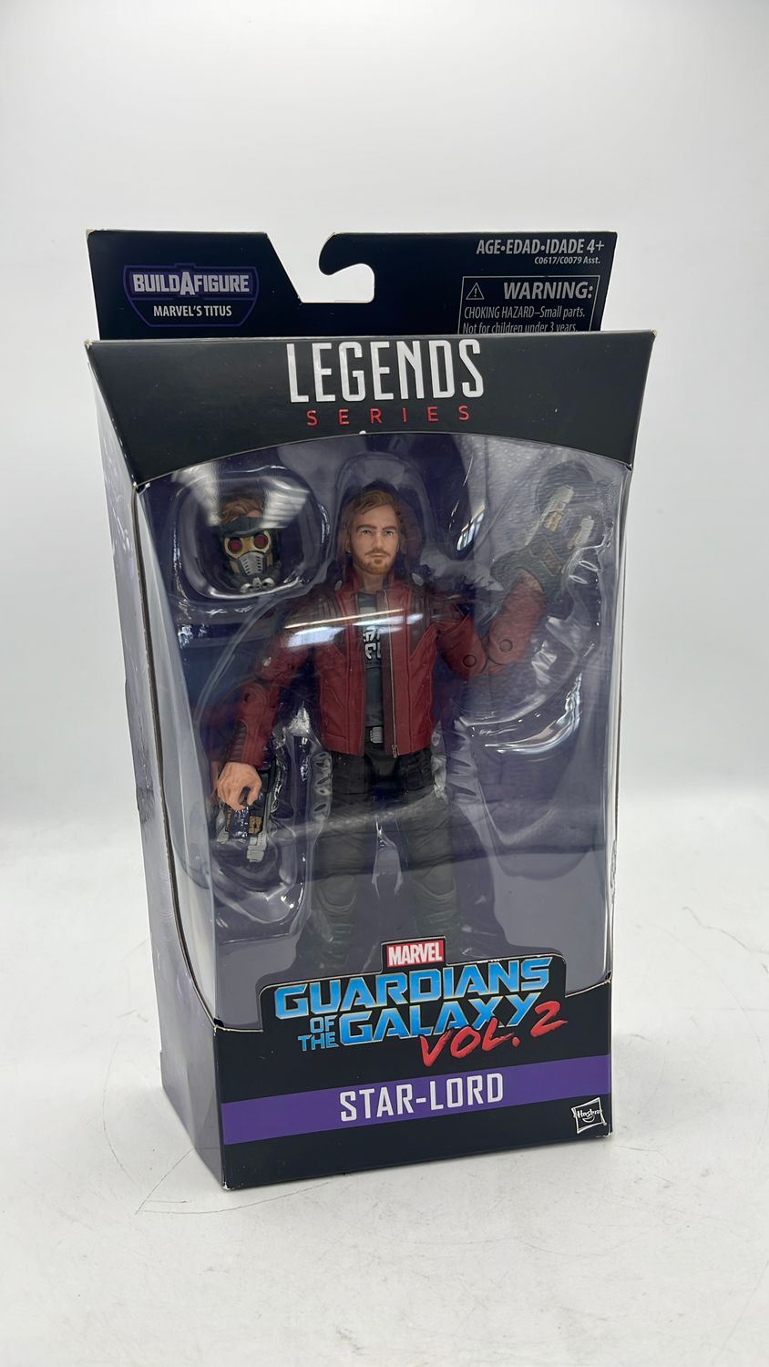 Hasbro Marvel Legends Guardians Of The Galaxy Vol. 2 Star-Lord Figure 2017 (used) Open Box