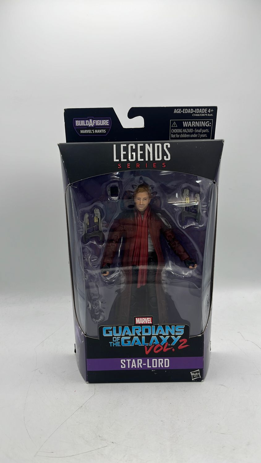 Hasbro Marvel Legends Guardians of the Galaxy Vol. 2 Star-Lord (Coat) Figure 2017 (used) Incomplete