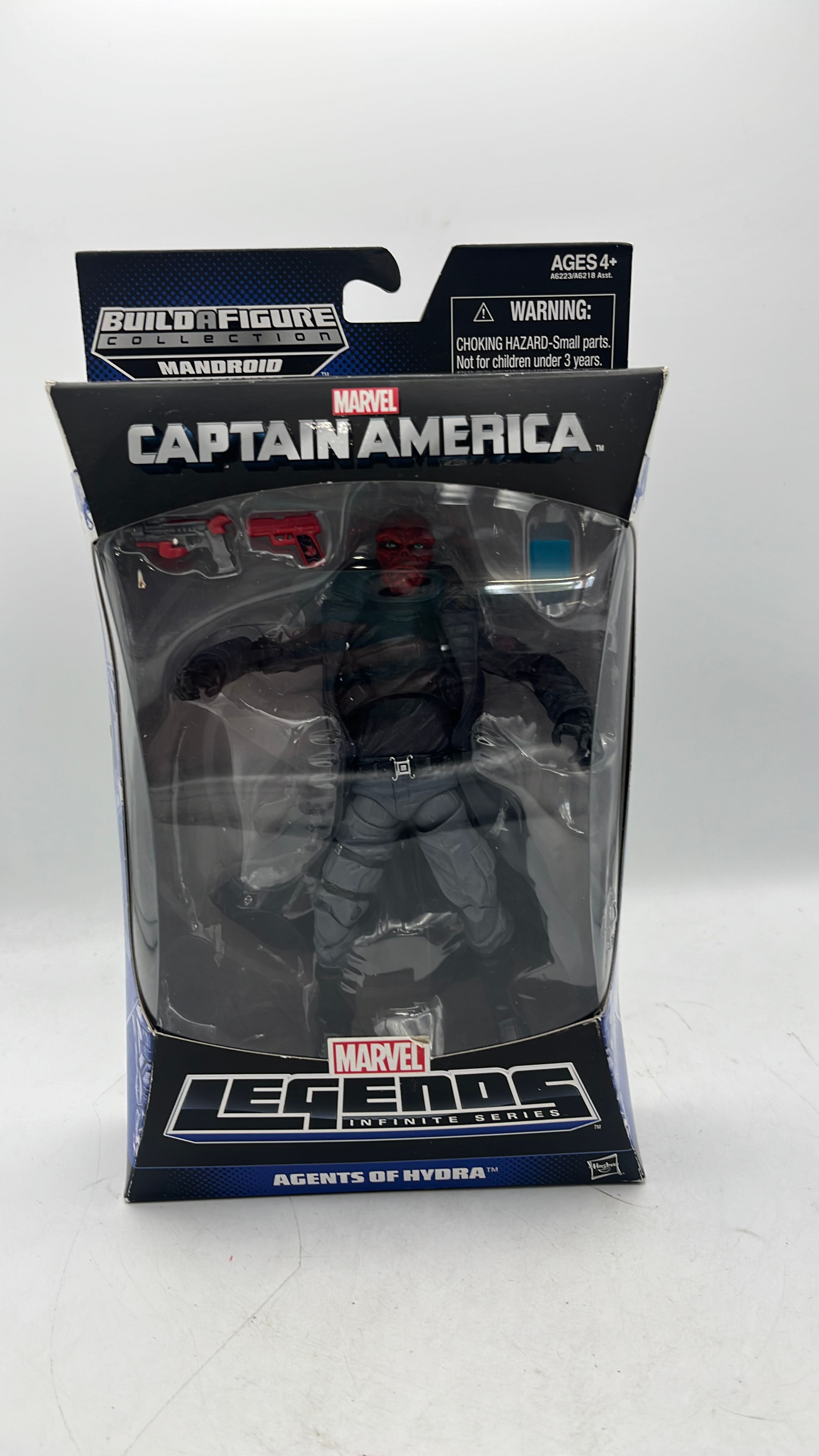 Hasbro Marvel Legends Agents Of Hydra The Red Skull 2013 (used) Incomplete