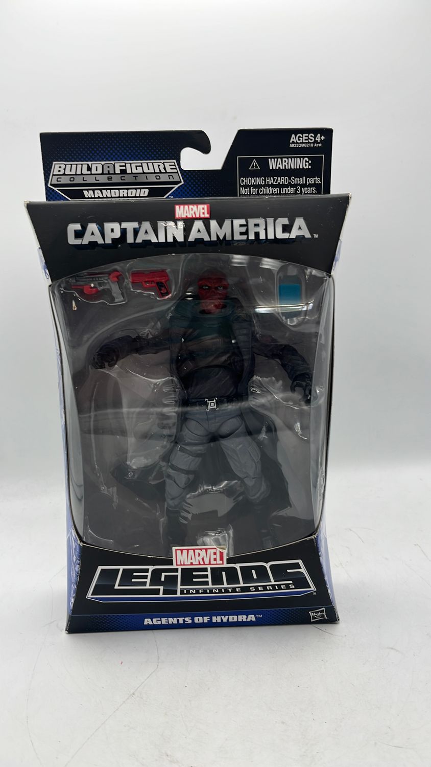Hasbro Marvel Legends Agents Of Hydra The Red Skull 2013 (used) Incomplete