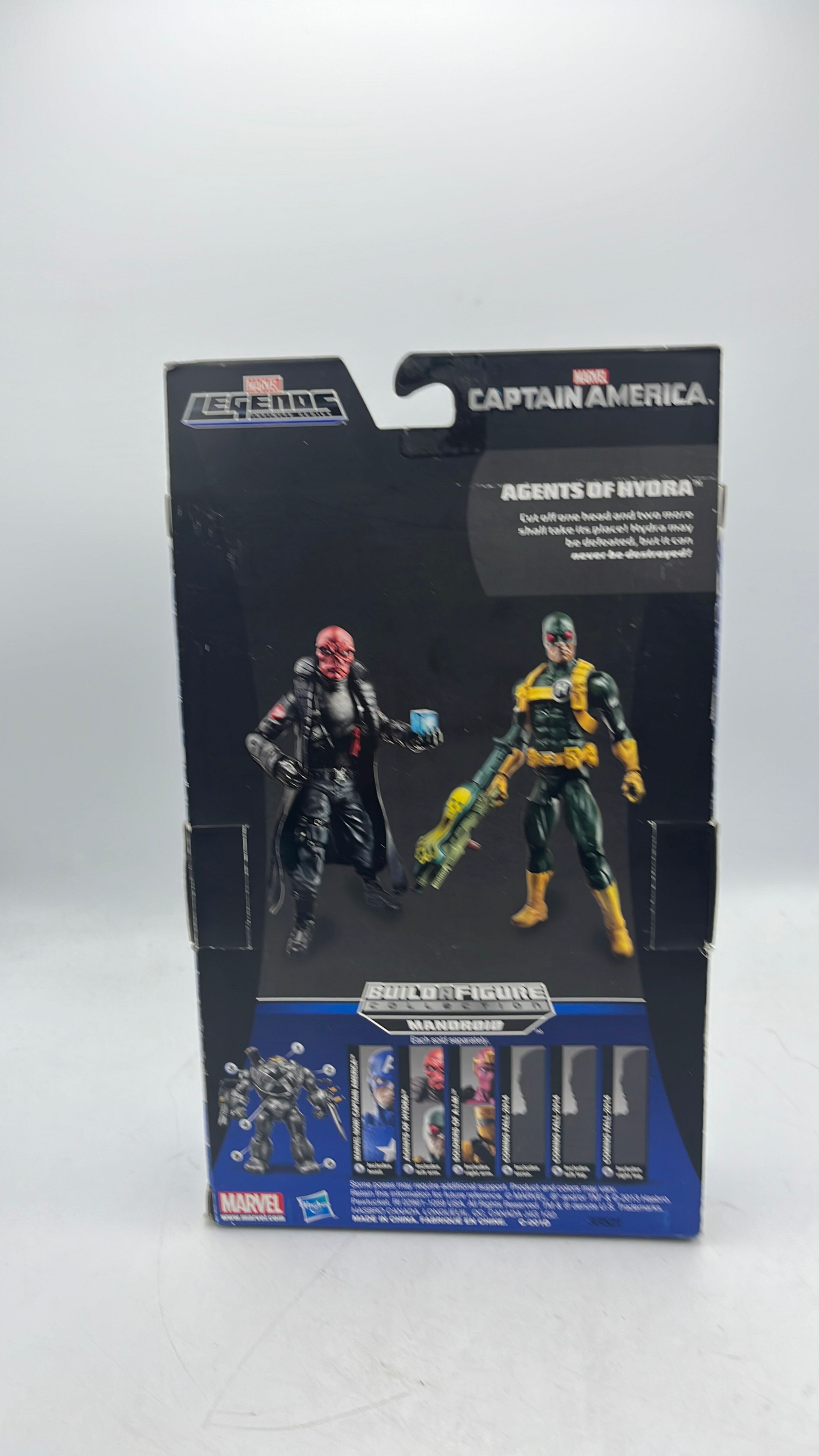 Hasbro Marvel Legends Agents Of Hydra The Red Skull 2013 (used) Incomplete view 3