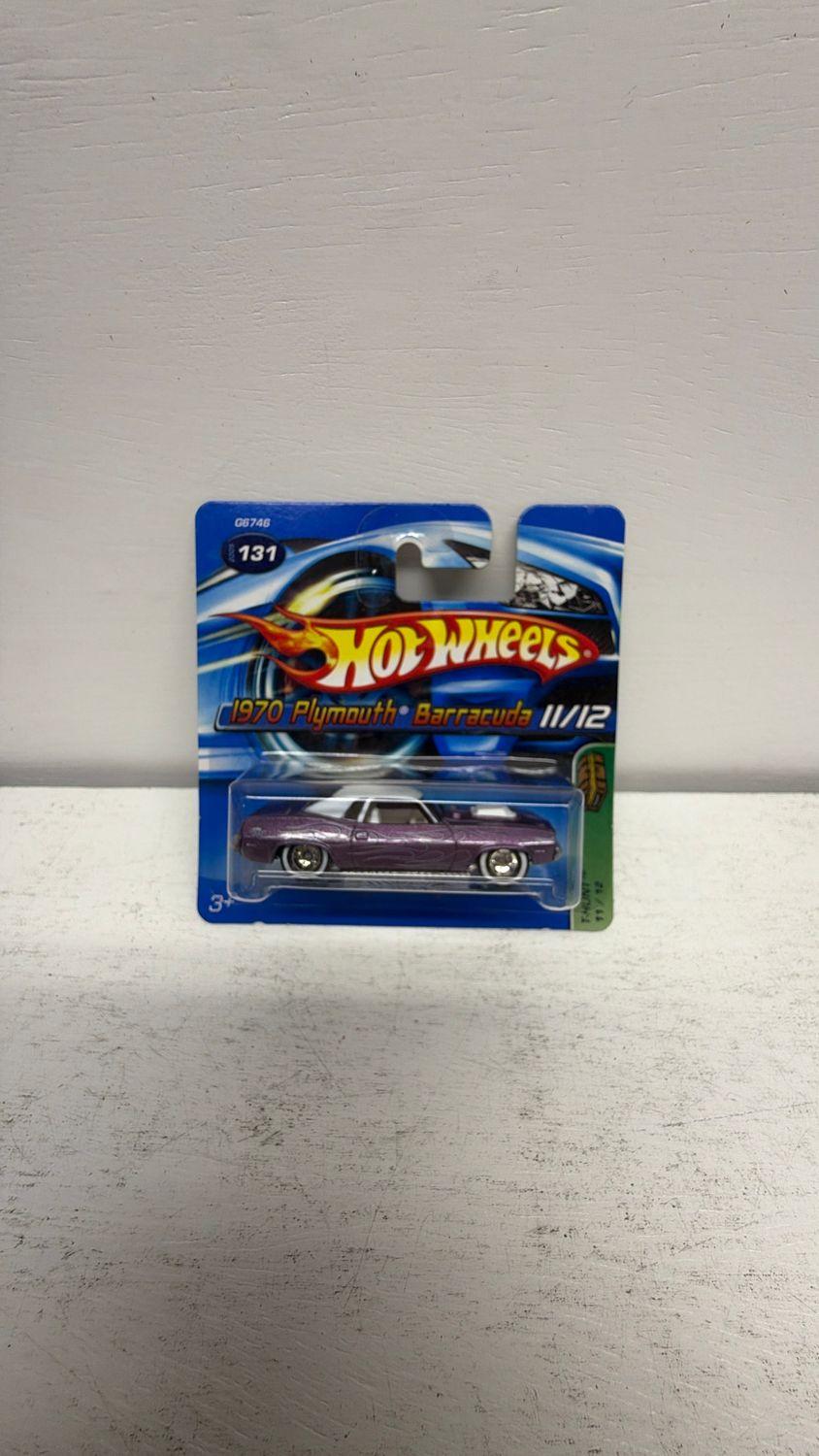 Mattel Hot Wheels 1970 Plymouth Barracuda Super Treasure Hunt