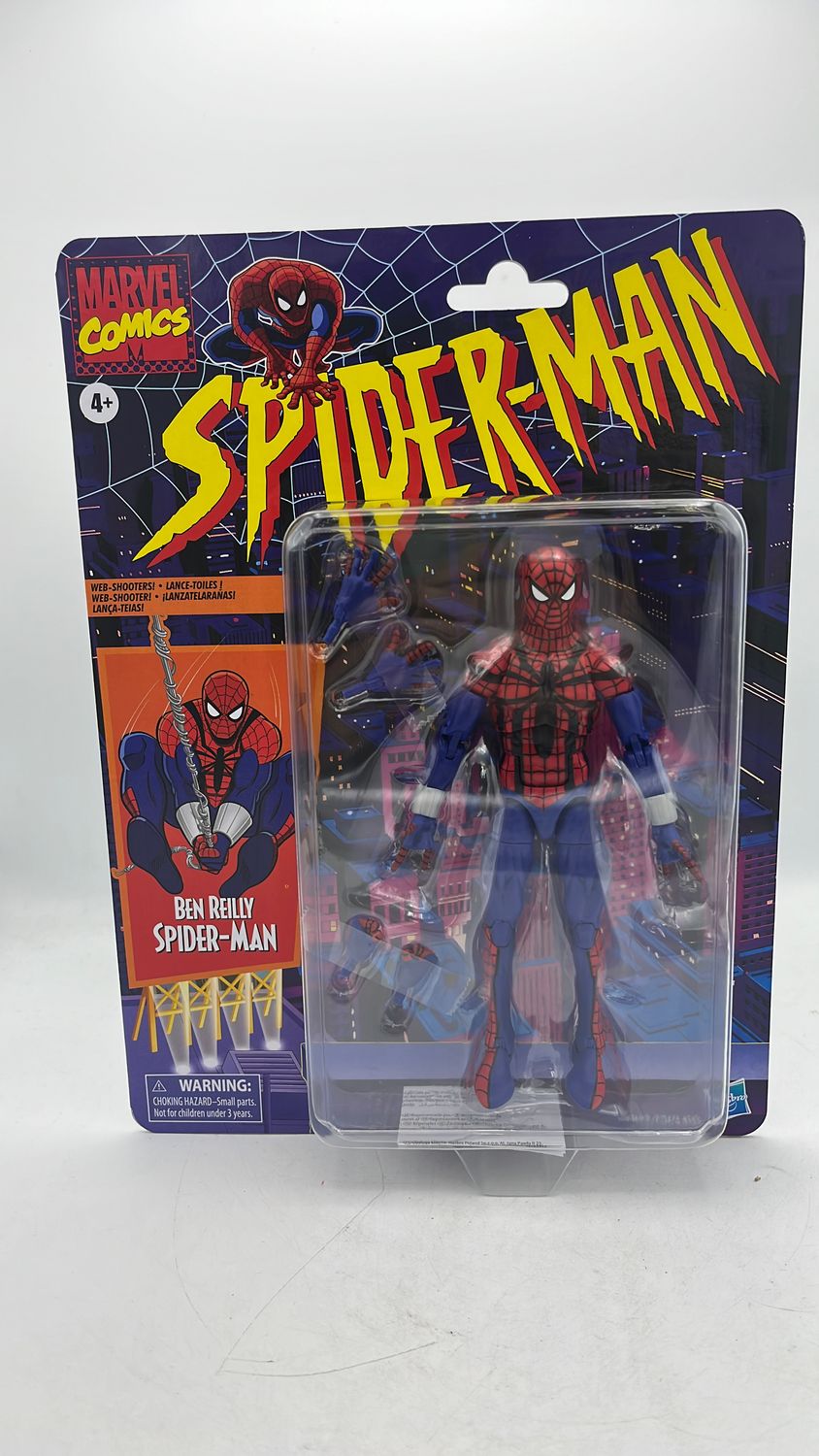 Hasbro Marvel Legends Spider-Man Retro Ben Reilly Spider-Man Figure 2022