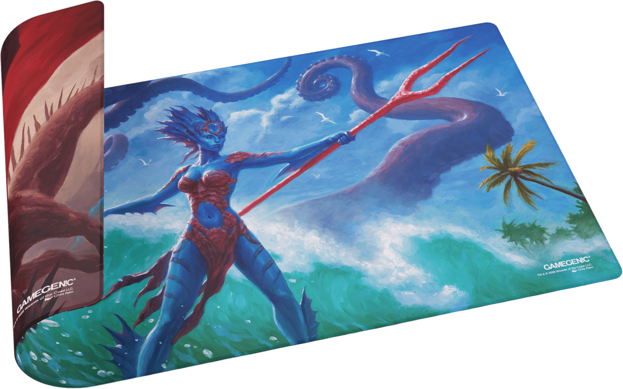 Gamegenic MTG Reality Fracture 2-Sided Playmat Kiora of Salt and Sand / Fire And