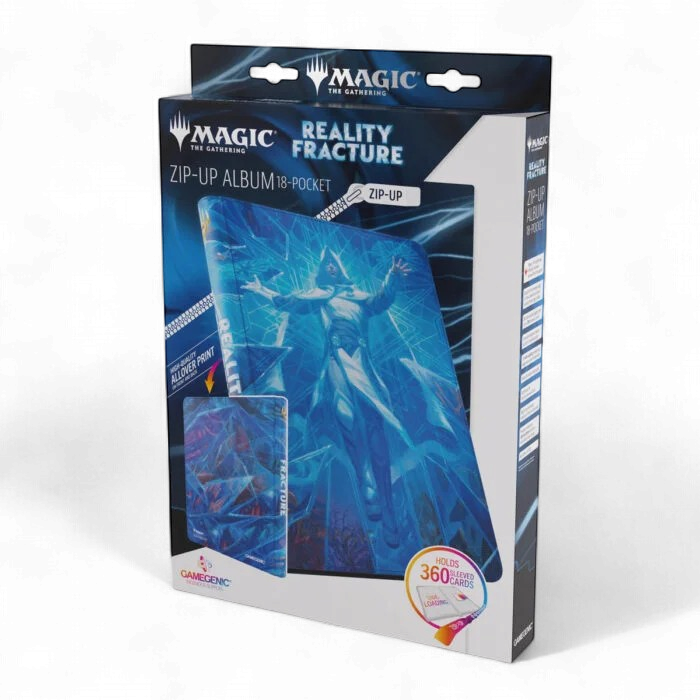 Gamegenic MTG Reality Fracture 18-Pocket Zip-Up Album - Overwrite The Multiverse