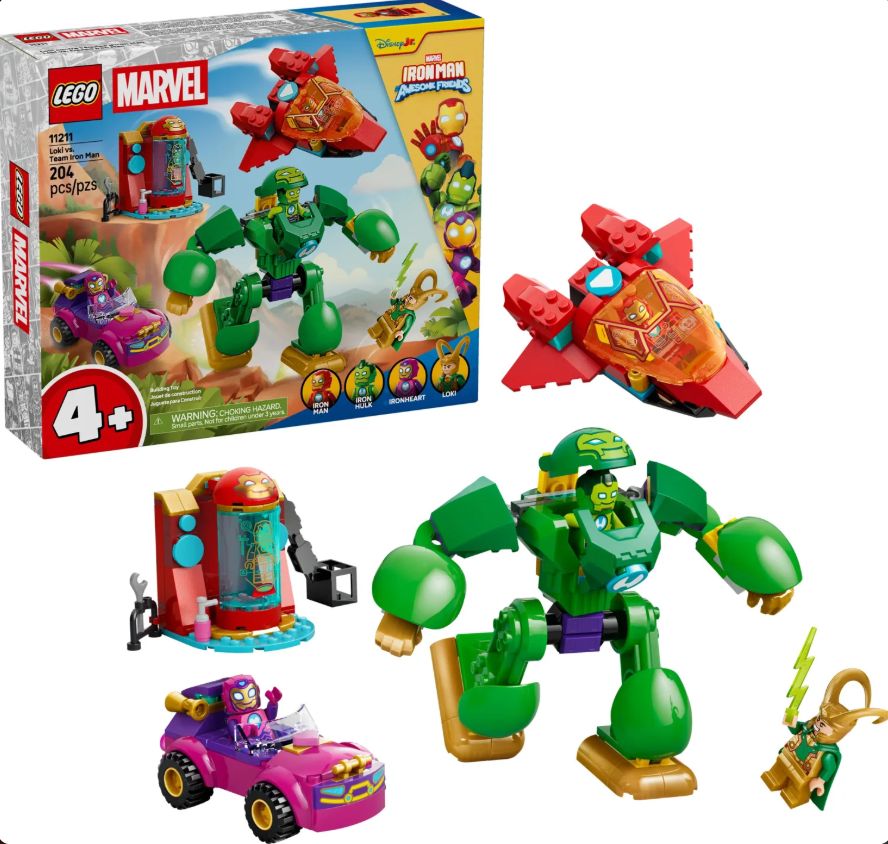 LEGO 11211 Marvel Iron Man and His Awesome Friends Loki vs Team Iron Man