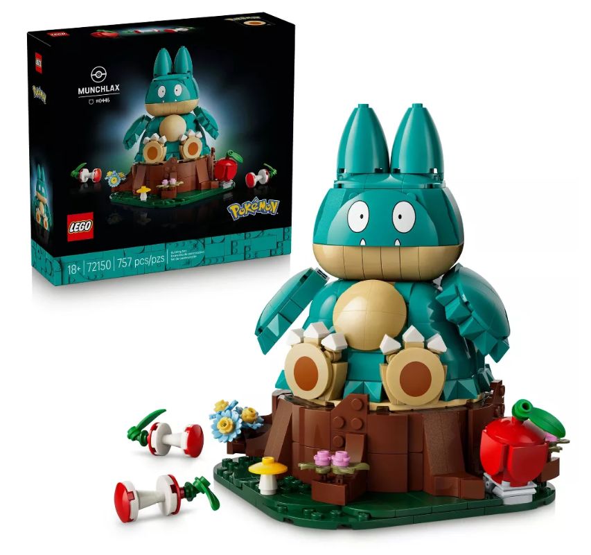 LEGO 72150 Pokémon Munchlax Adult Building Set