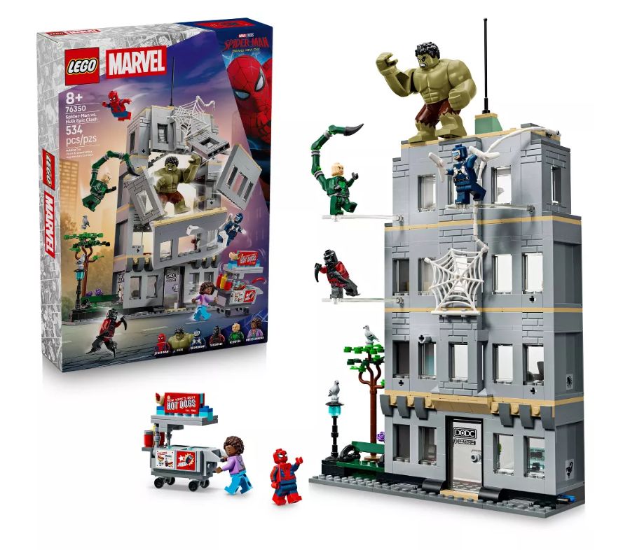 LEGO 76350 Marvel Spider-Man vs Hulk Epic Clash