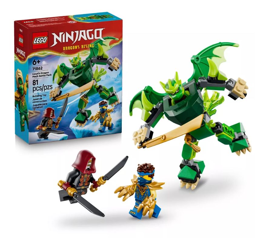 LEGO 71862 NINJAGO Lloyd's Dragon Mech Battle Pack