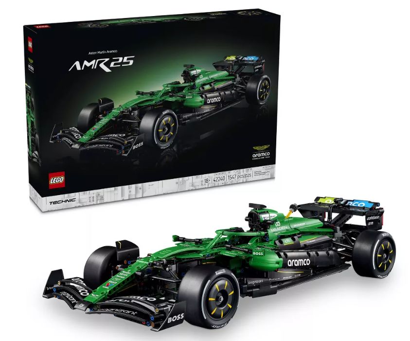 LEGO 42240 Technic Aston Martin Aramco AMR25 F1 Car
