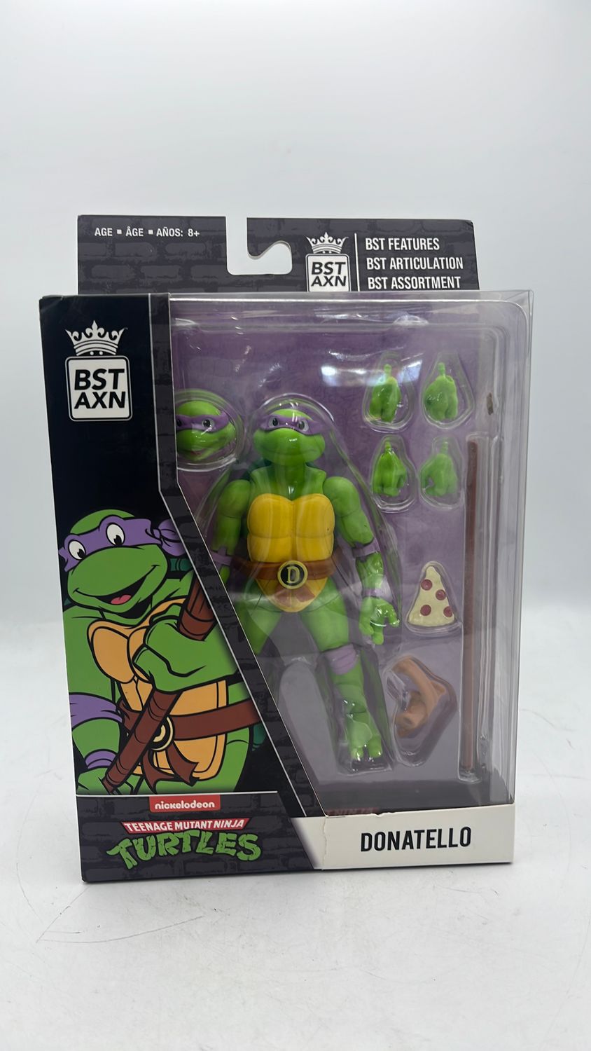 Loyal Subjects Teenage Mutant Ninja Turtles BST AXN Donatello Figure 2021 (used) Open Package