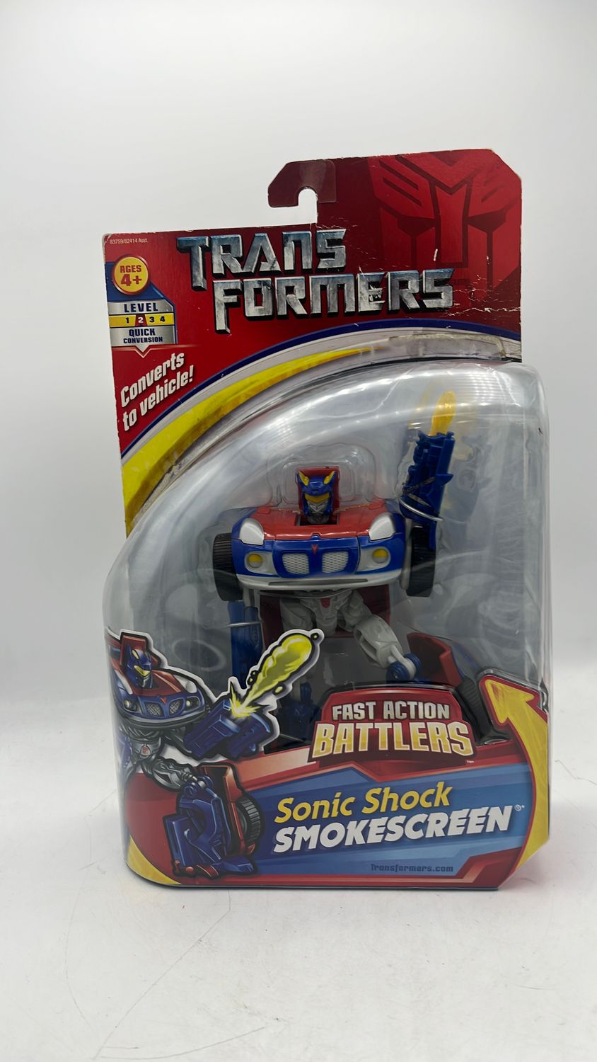 Hasbro Transformers Fast Action Battlers Sonic Shock Smokescreen Figure 2007