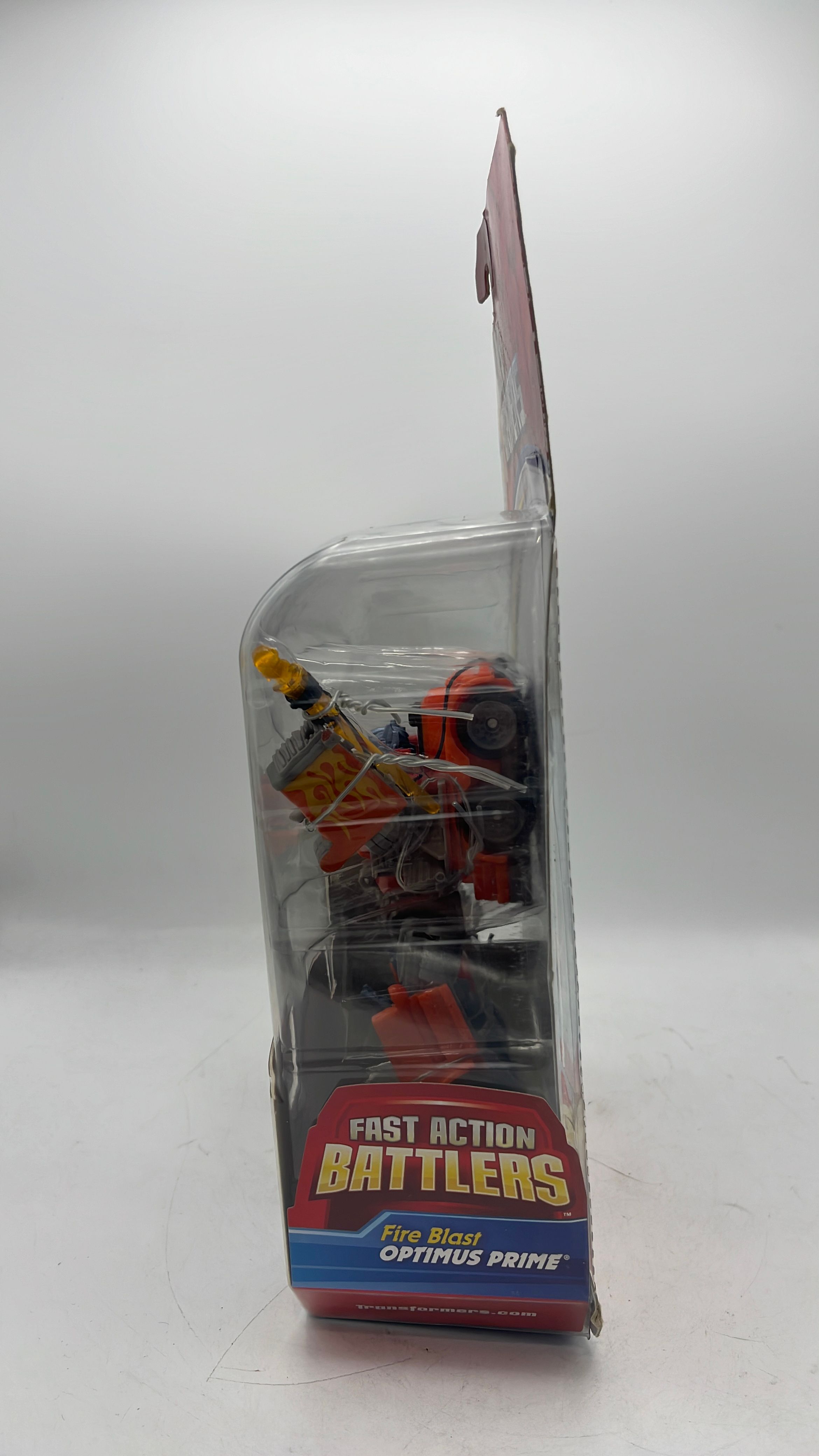 Hasbro Transformers Fast Action Battlers Fire Blast Optimus Prime Figure 2007 view 2