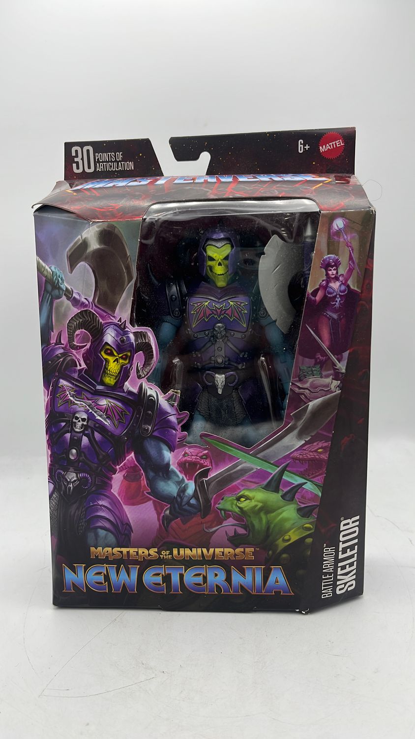 Mattel Masters Of The Universe New Eternia Masterverse Battle Armor Skeletor Figure 2024