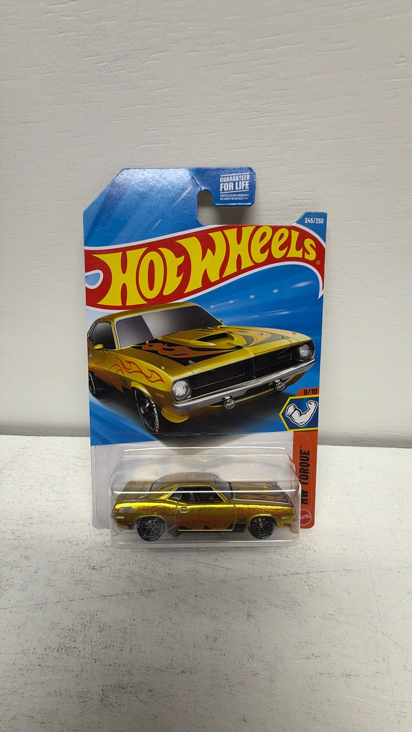 Mattel Hot Wheels '70 Plymouth AAR Cuda Super Treasure Hunt 2026 (Creased Hook)