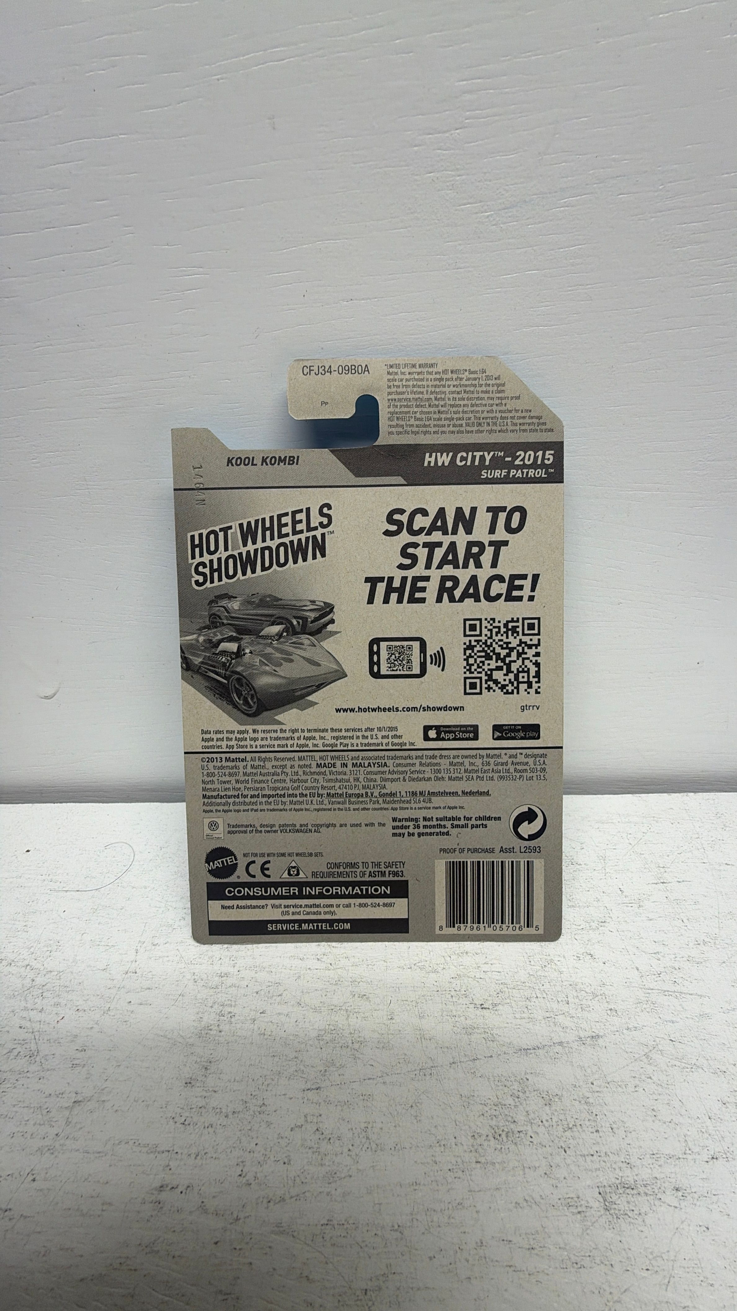 Mattel Hot wheels Surf Shop Kool Kombi Super Treasure Hunt 2015 view 3