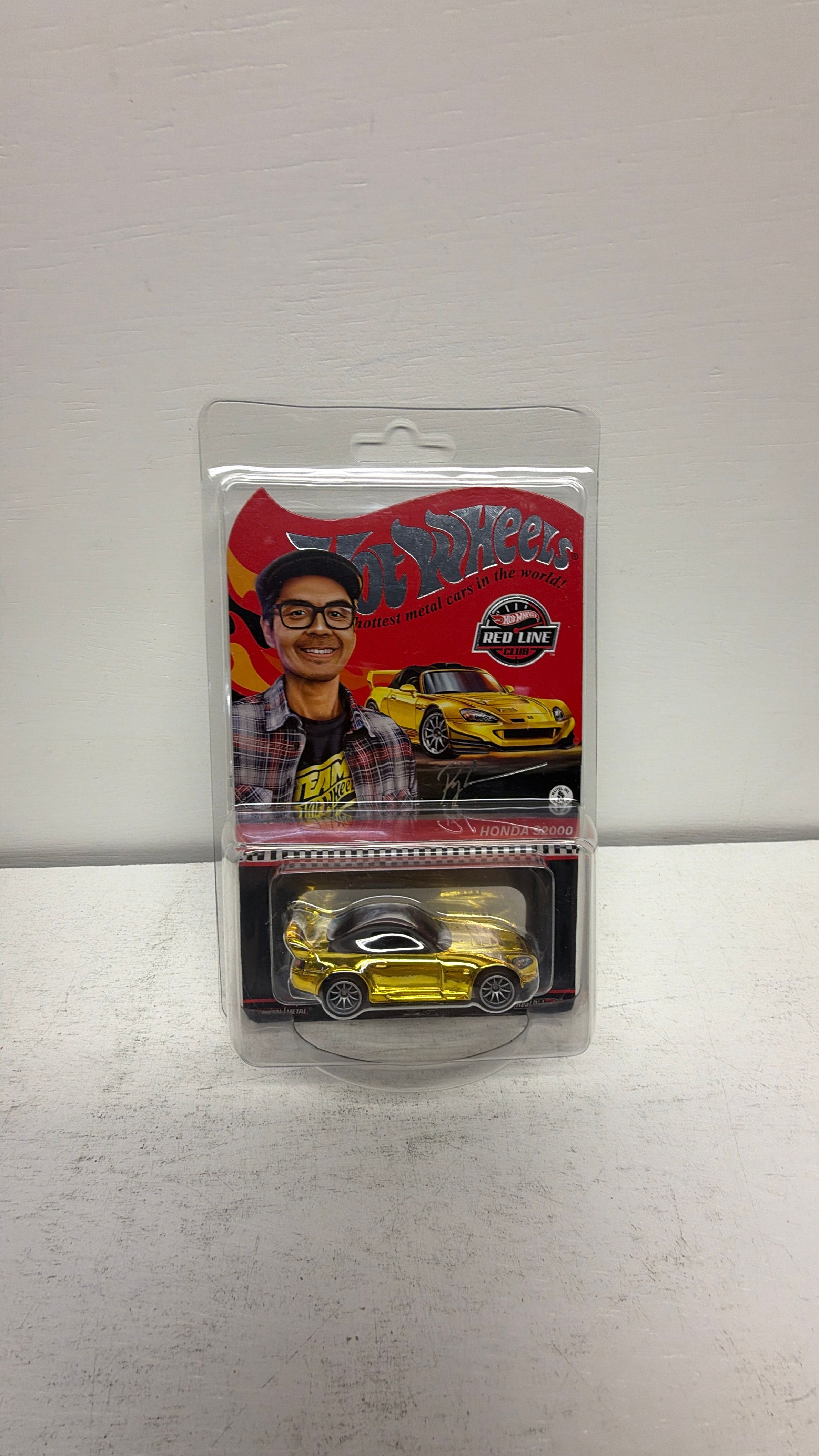 Mattel Hot Wheels RLC Red Line Club Honda S2000 Gold Ryu Asada 23351/30000