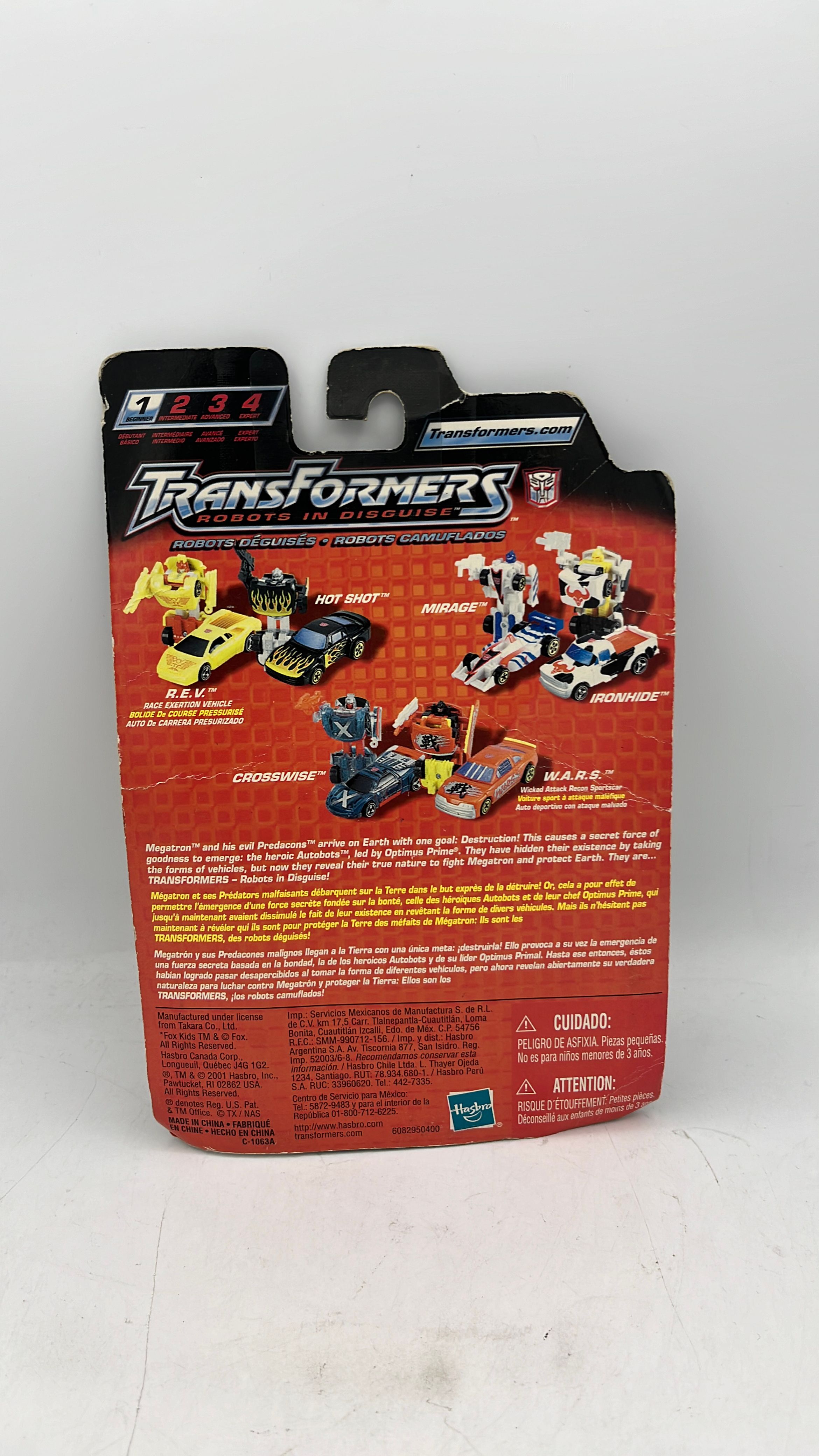 Hasbro Transformers Robots In Disguise Mini-Con Hot Shot & R.E.V. Figures 2001 view 3