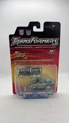 Hasbro Transformers Robots In Disguise Mini-Con X-Brawn & Scourge Figure 2001