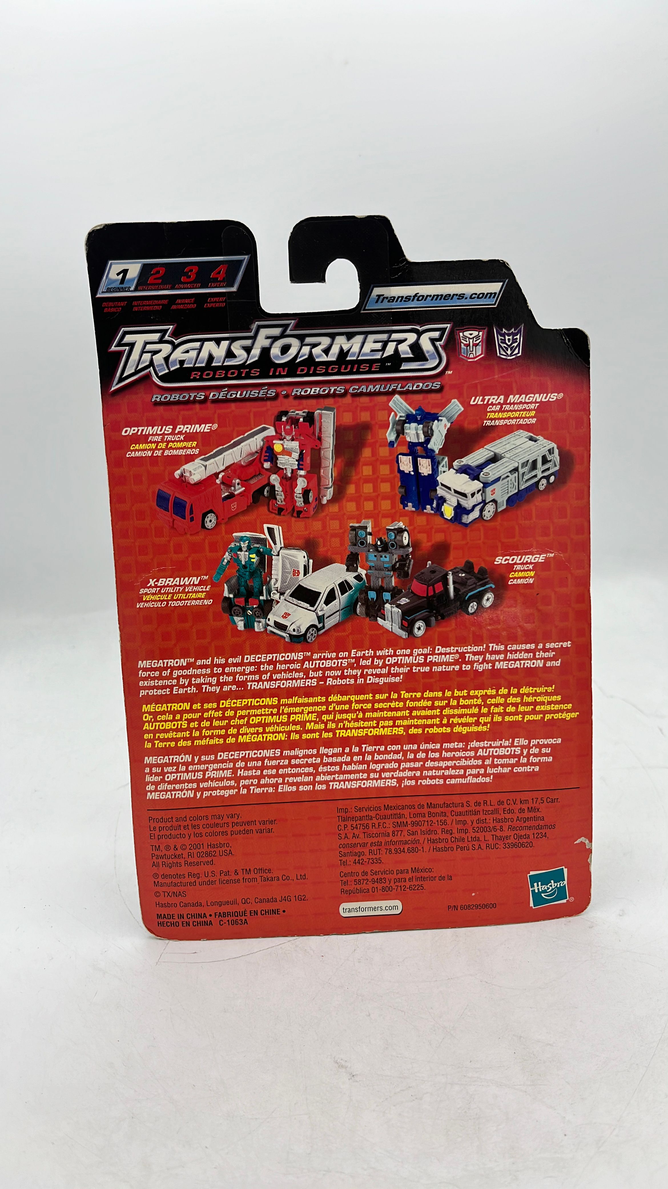 Hasbro Transformers Robots In Disguise Mini-Con X-Brawn & Scourge Figure 2001 view 3