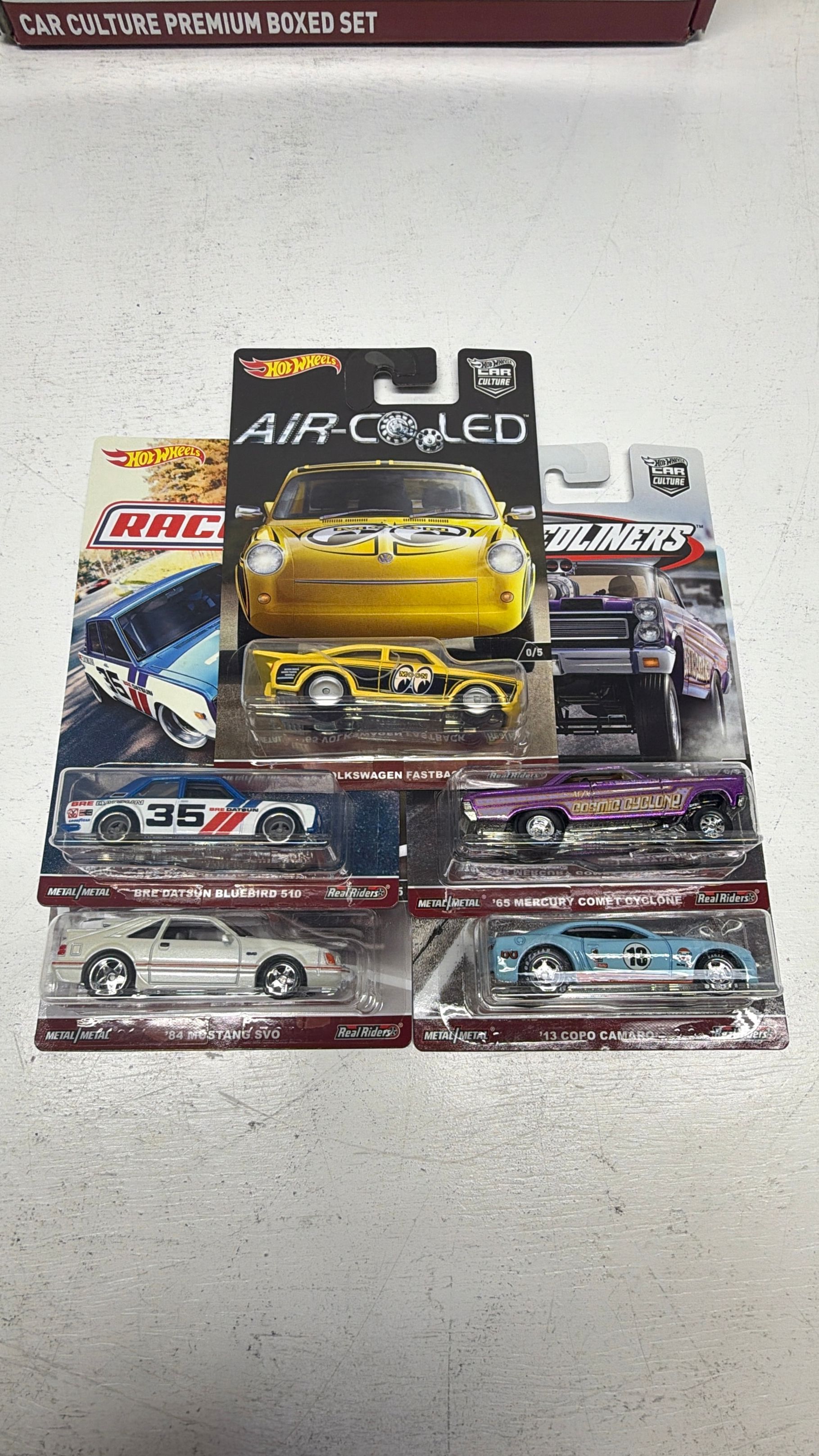 Mattel Hot Wheels Car Culture Premium RLC Box Set 5 Complete 2017 (open box) view 2