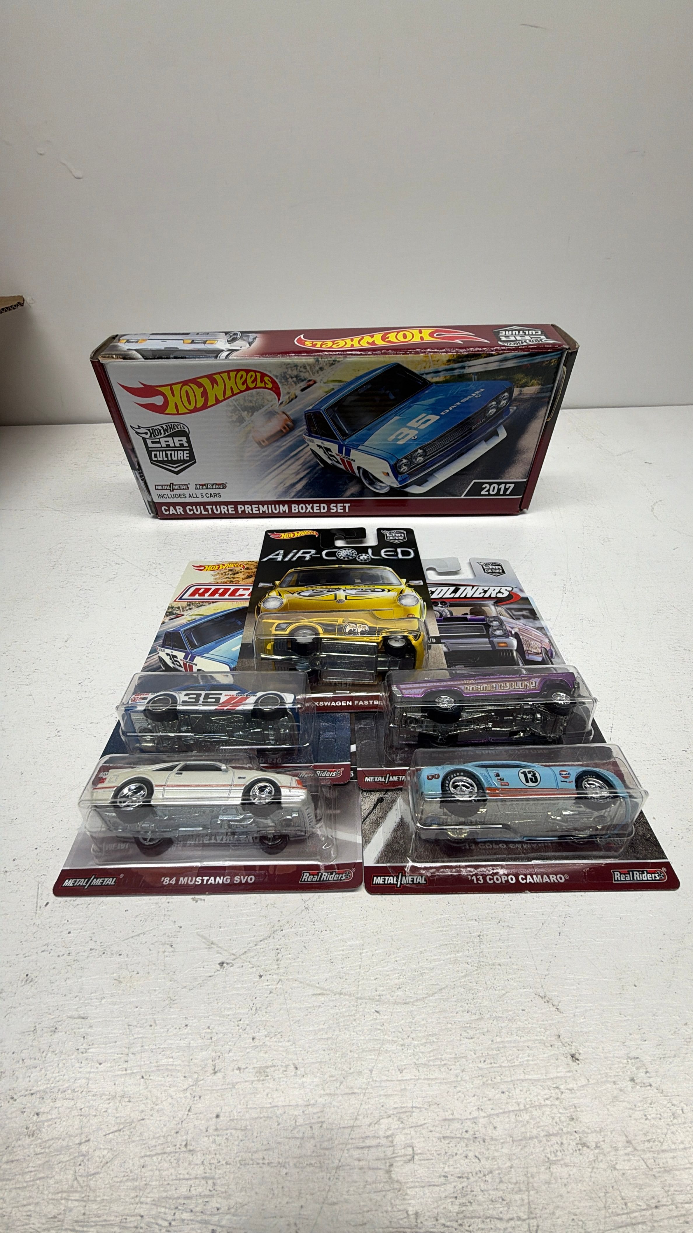 Mattel Hot Wheels Car Culture Premium RLC Box Set 5 Complete 2017 (open box) view 3