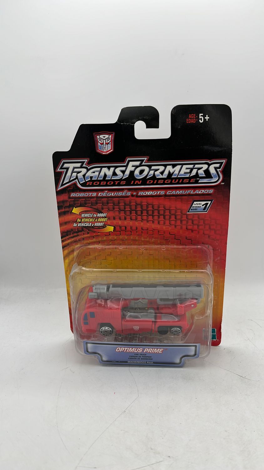 Hasbro Transformers Robots In Disguise Mini-Con Optimus Prime Figure 2001