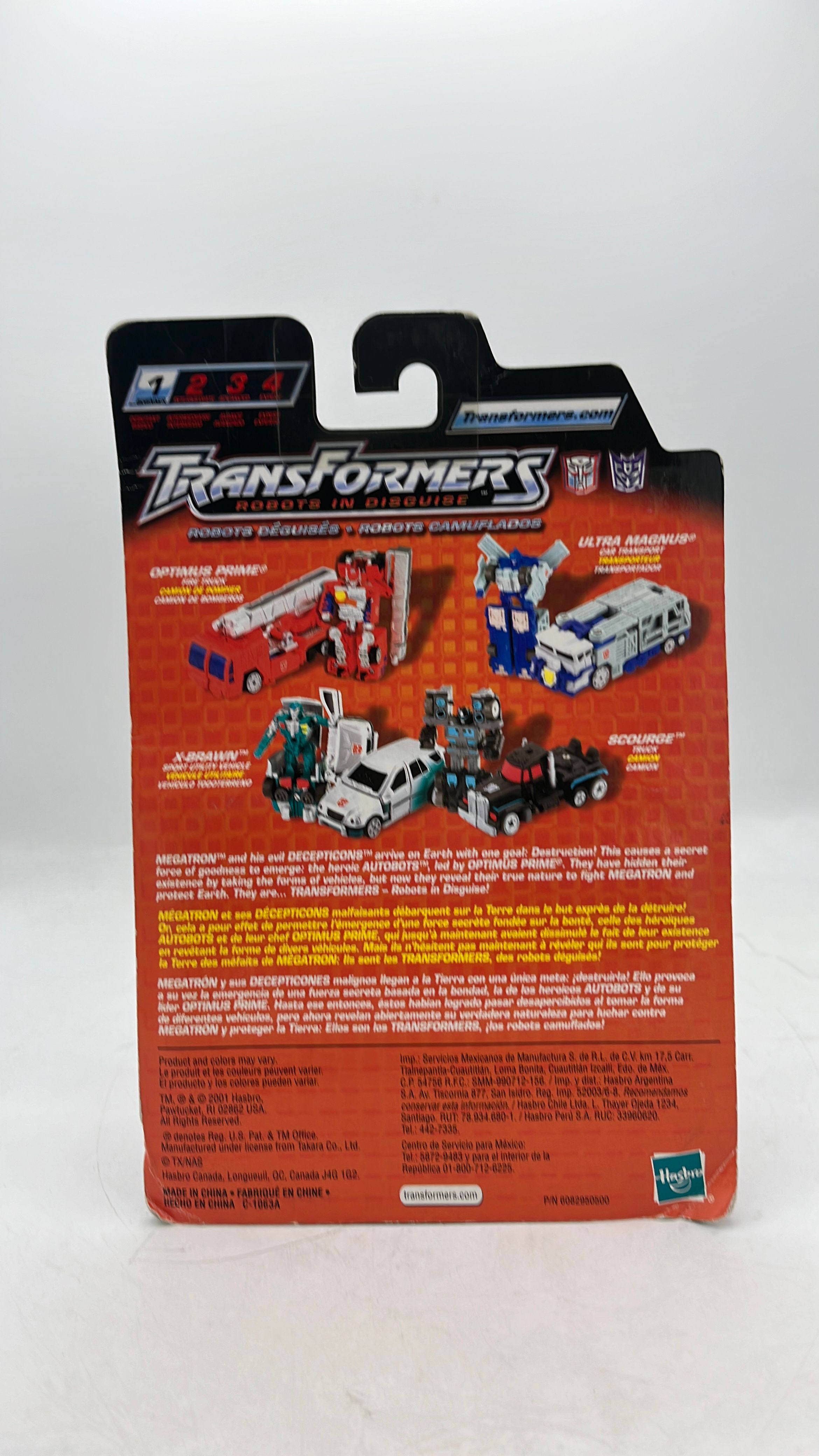 Hasbro Transformers Robots In Disguise Mini-Con Optimus Prime Figure 2001 view 3