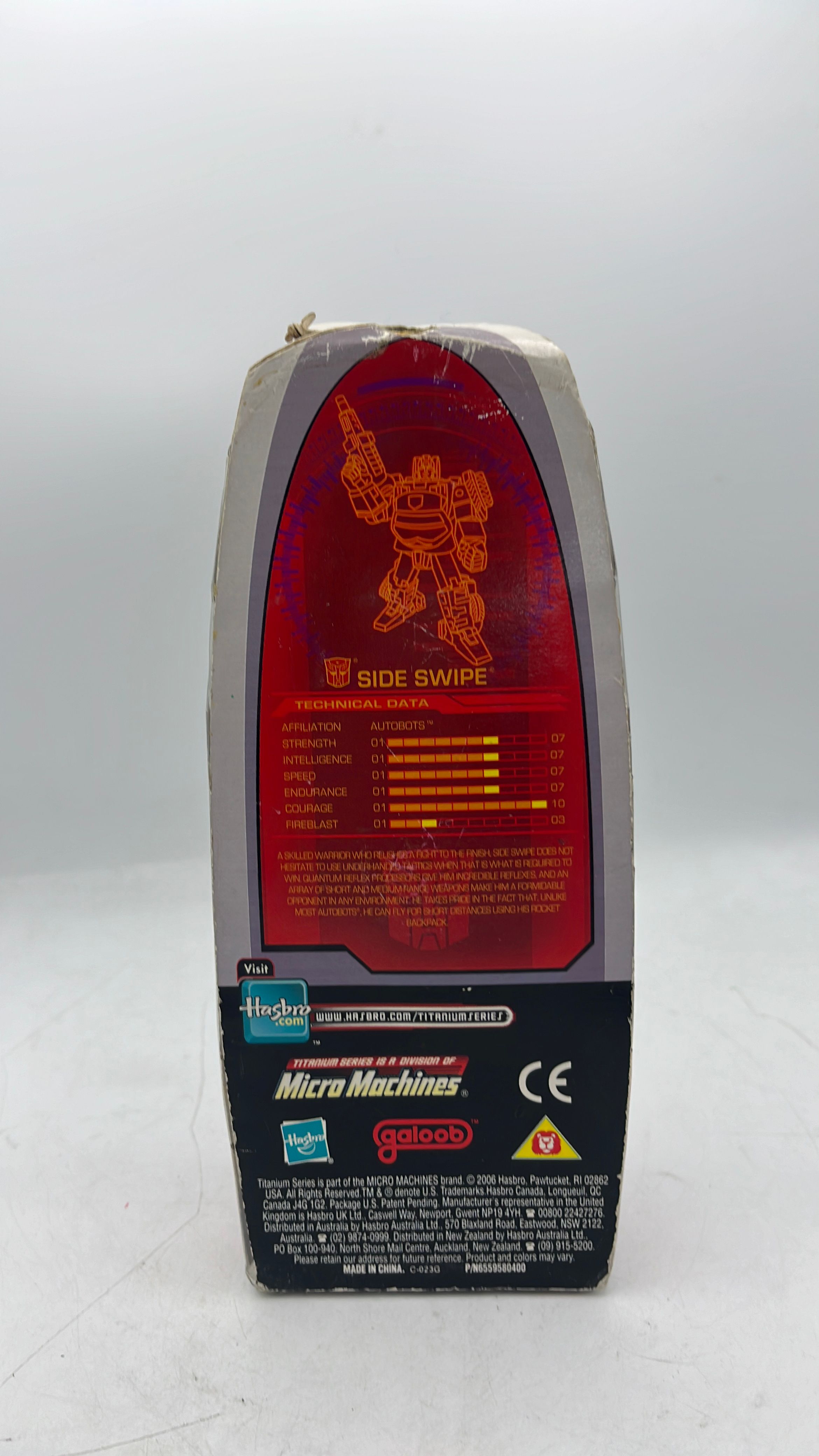 Galoob Transformers Titanium Series Sideswipe Die-Cast Figure 2006 view 3