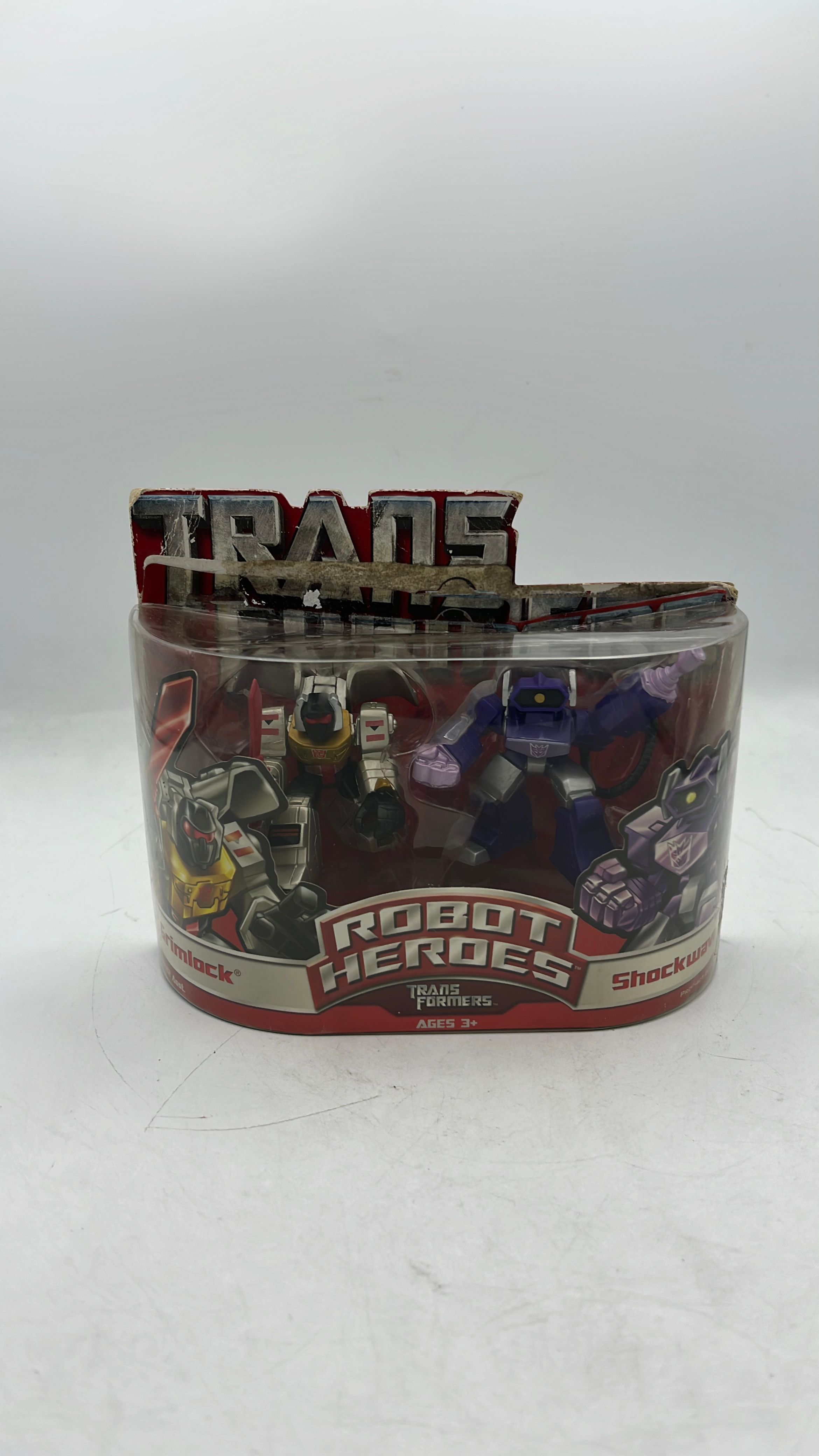 Hasbro Transformers Robot Heroes Grimlock Vs. Shockwave Figures 2006