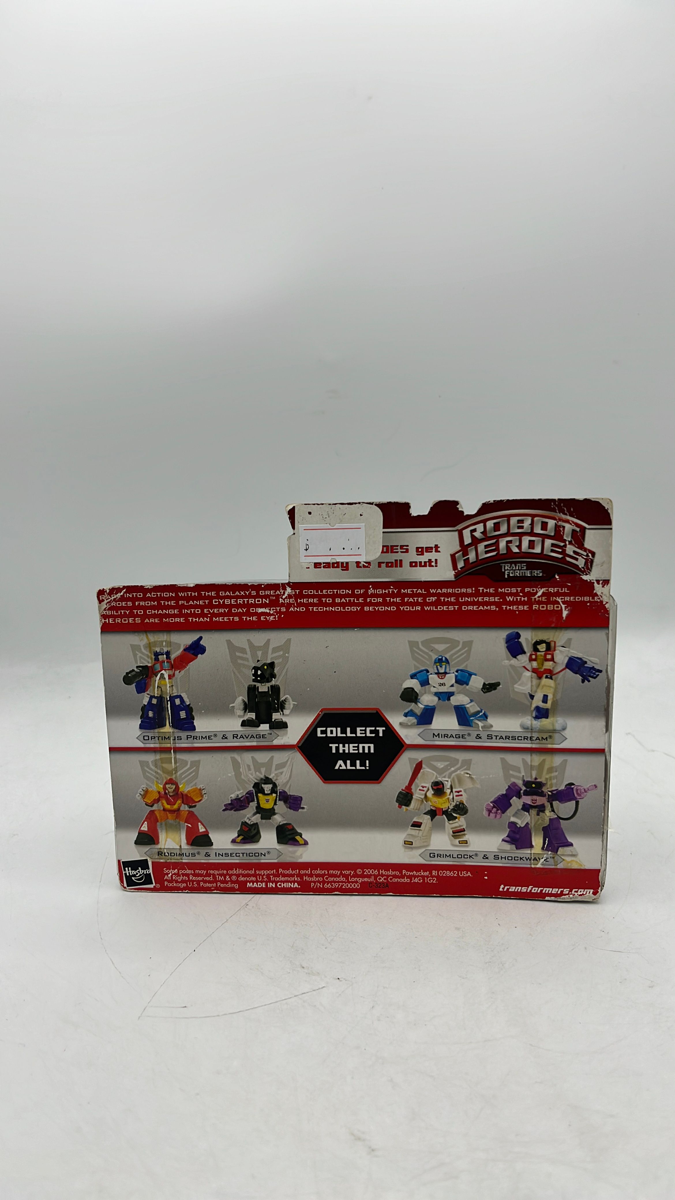 Hasbro Transformers Robot Heroes Grimlock Vs. Shockwave Figures 2006 view 3