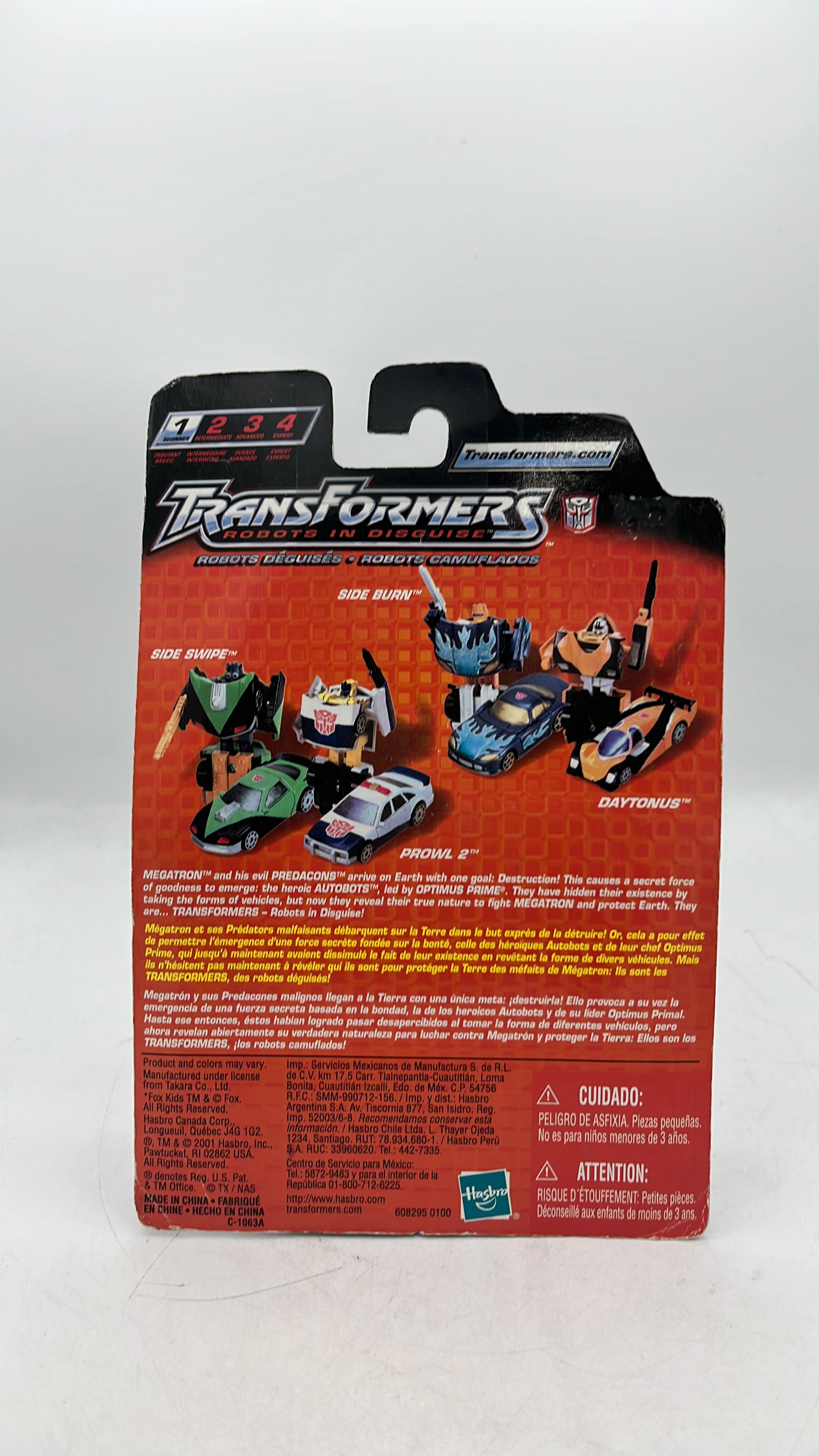 Hasbro Transformers Robots In Disguise Mini-Cons Side Burn & Daytonus Figures 2001 view 3