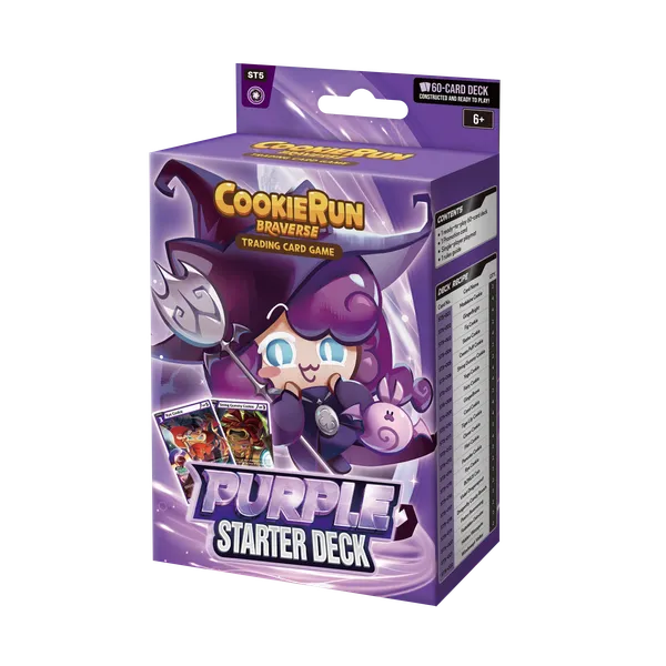 CookieRun Braverse TCG Purple Starter Deck ST5