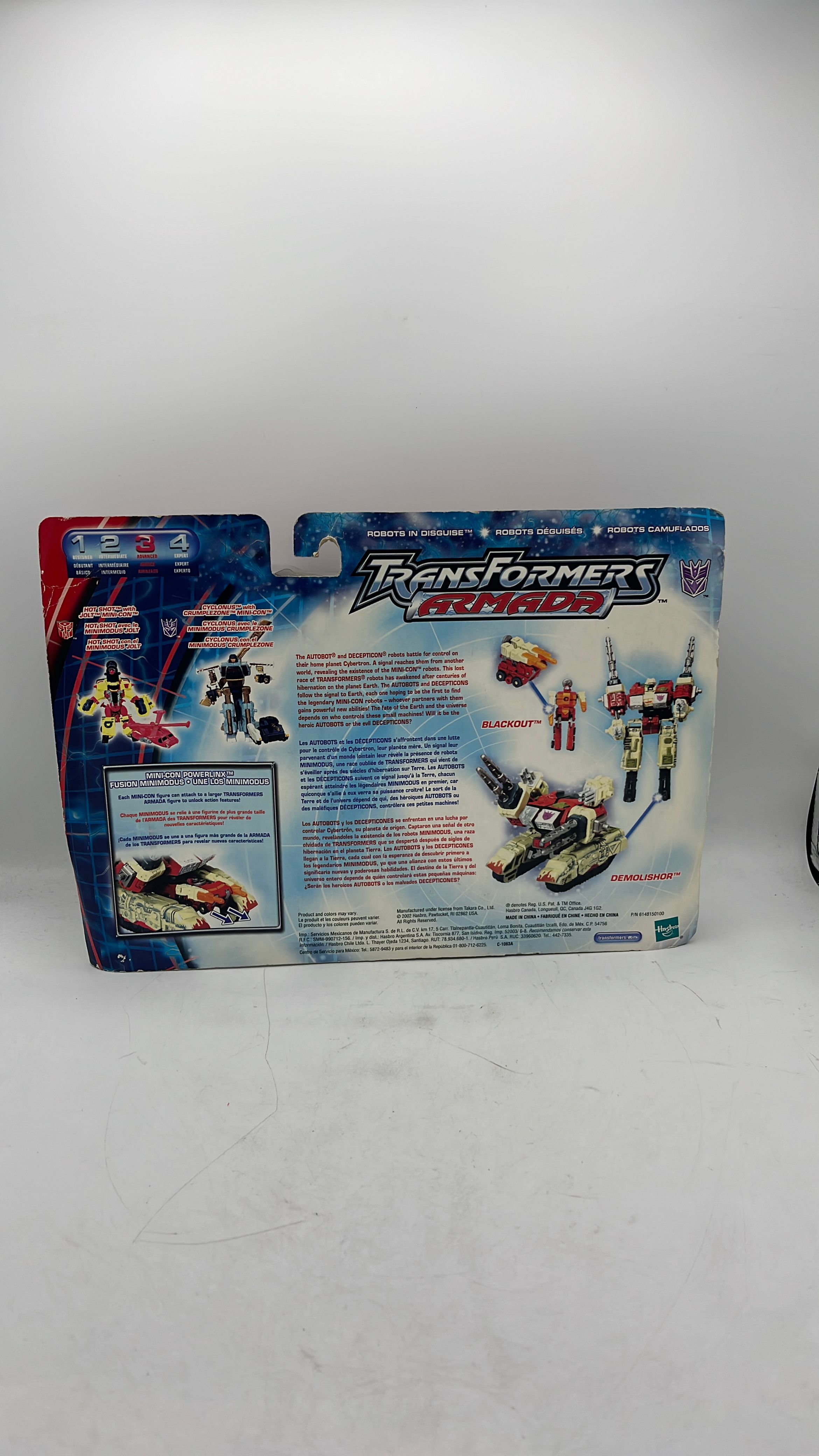 Hasbro Transformers Armada Demolishor Figure 2002 view 3