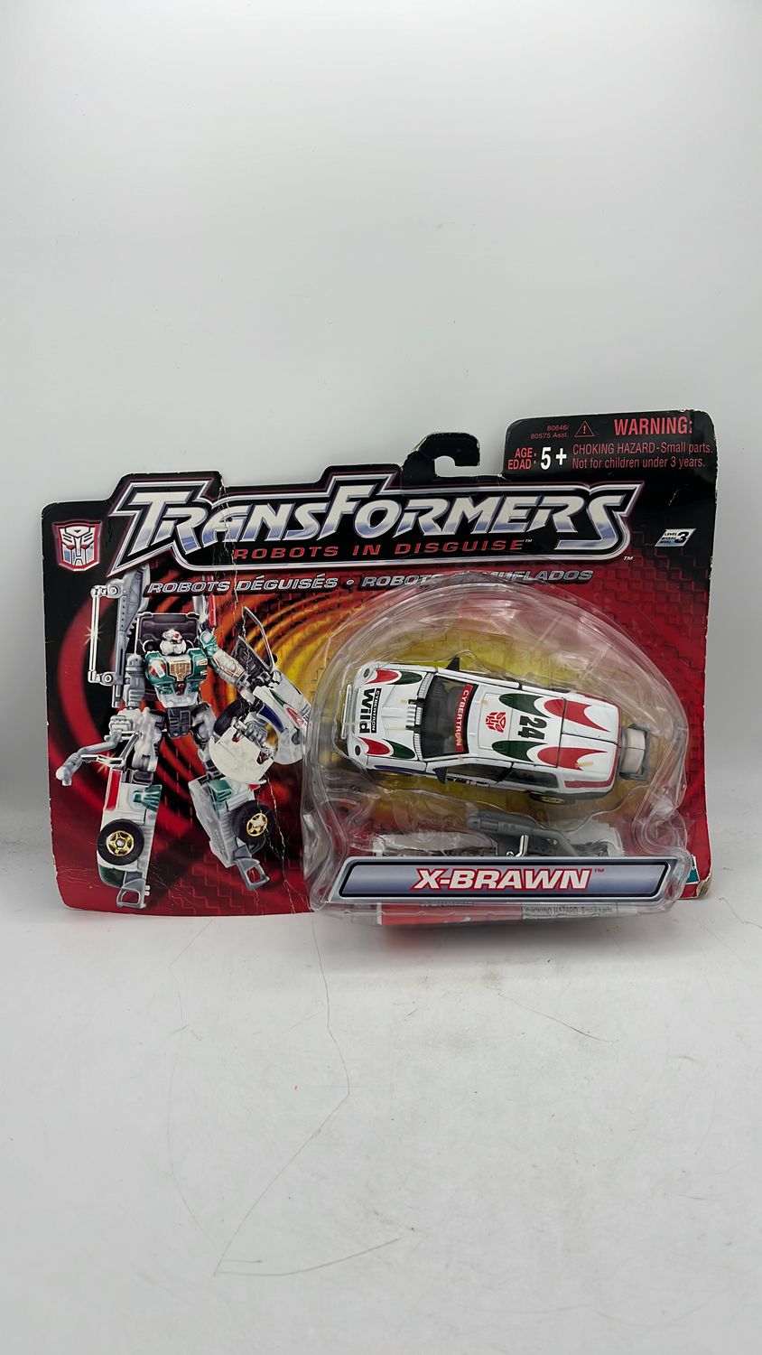 Hasbro Transformers Robots In Disguise X-Brawn Figure 2001