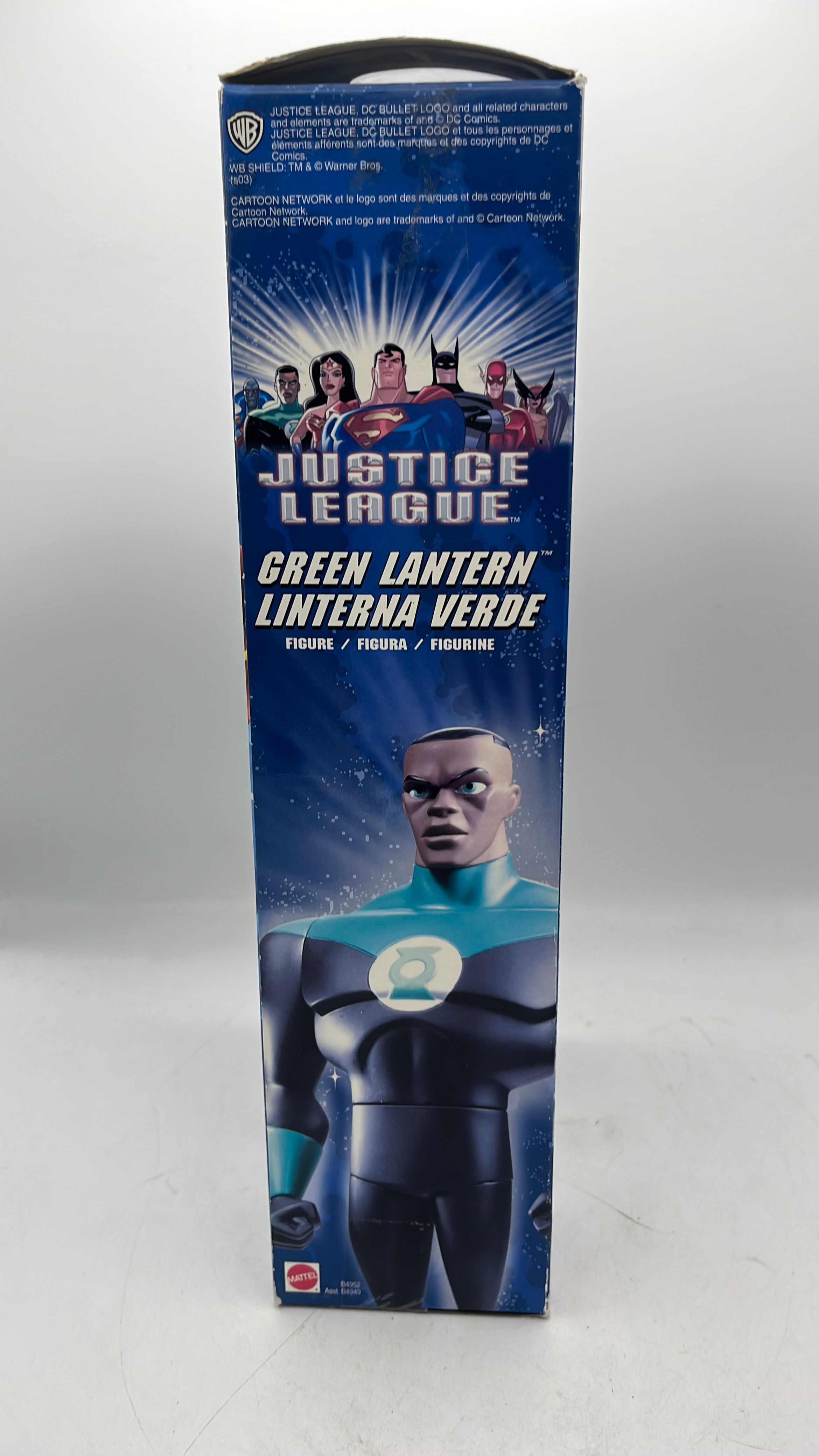 Mattel Justice League Green Lantern Figure 2003 (used) view 4
