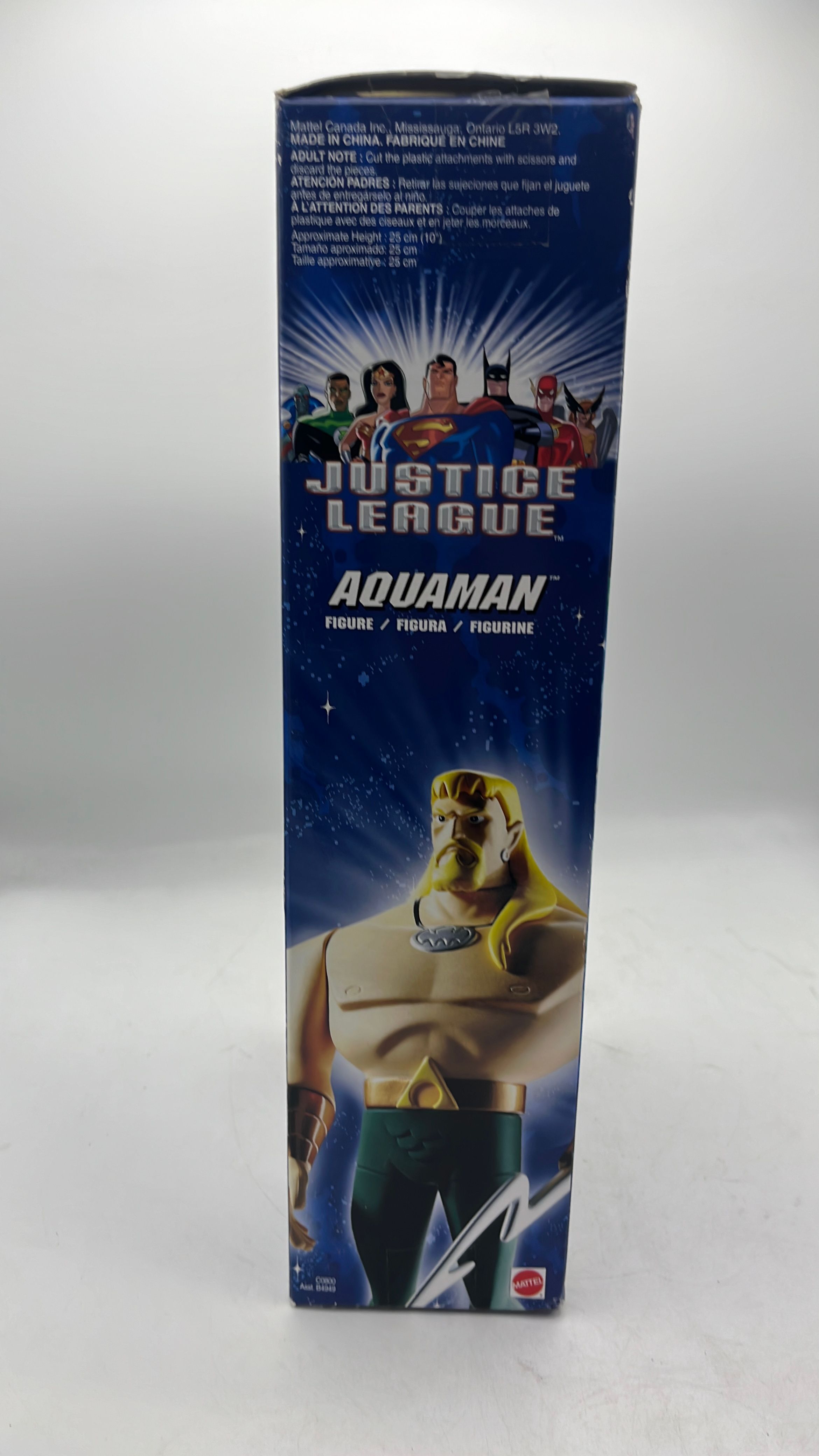 Mattel Justice League Aquaman Figure 2003 (used) view 2