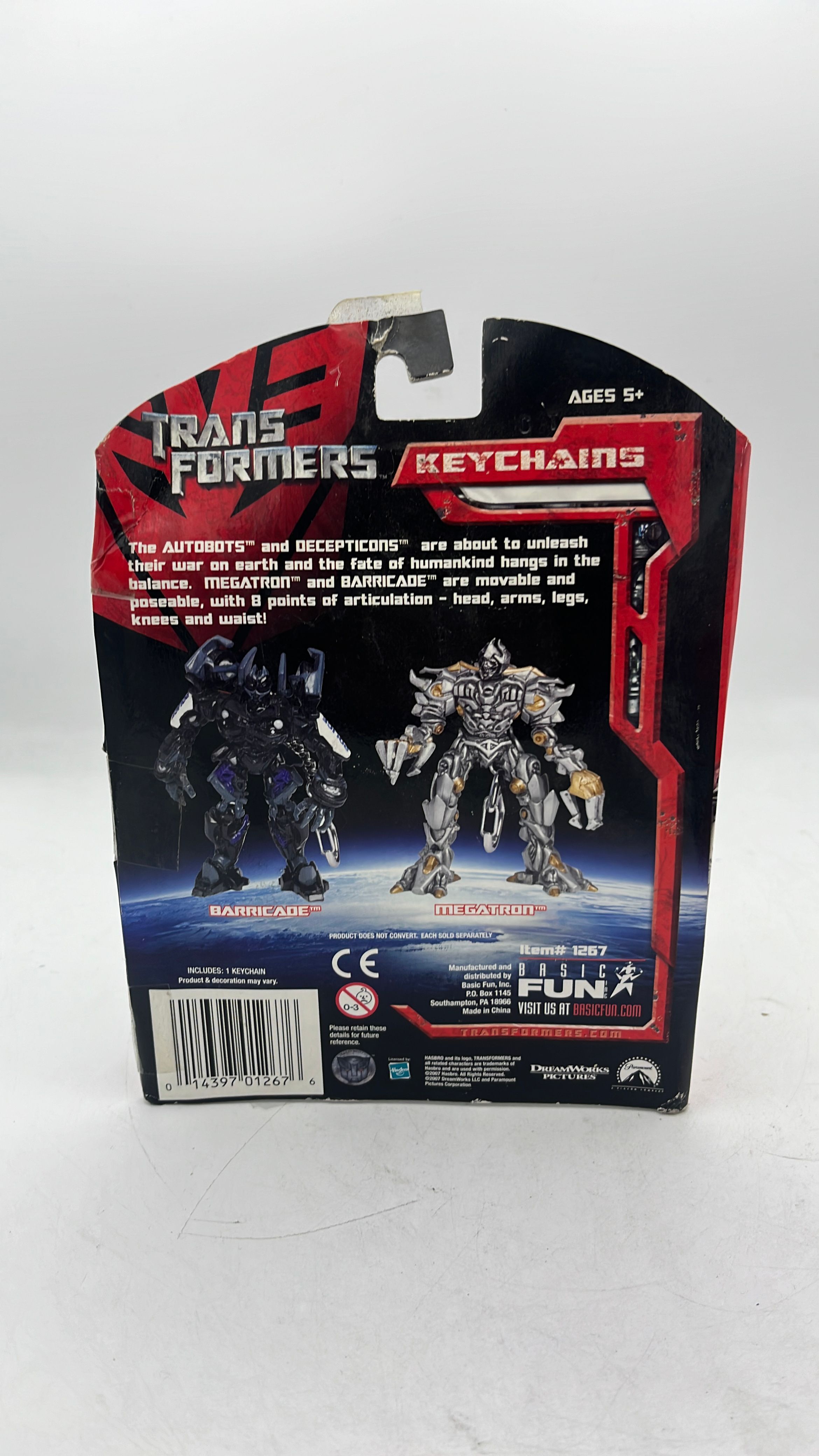 Hasbro Transformers Movie Megatron Keychain 2007 view 3