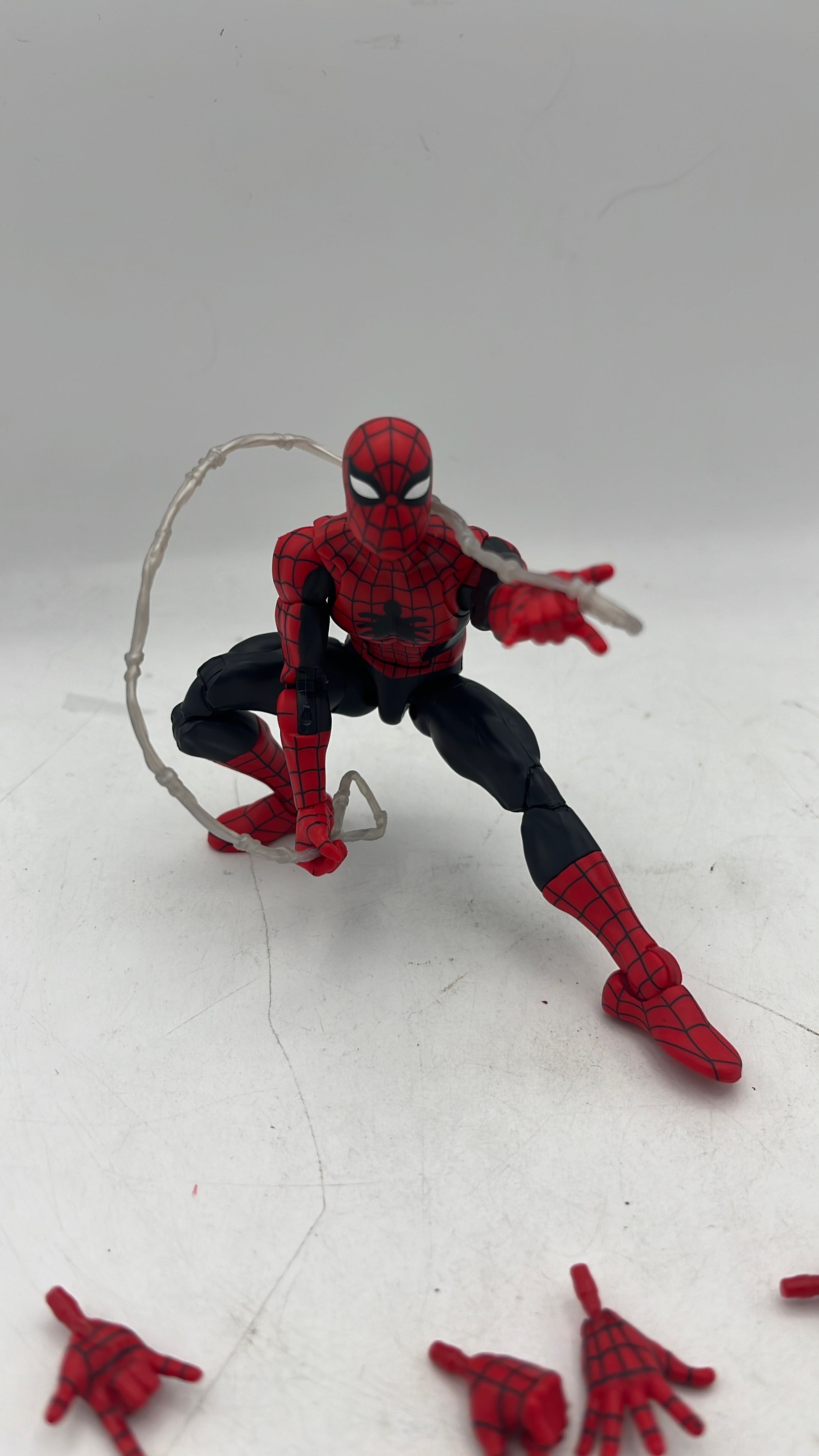 Hasbro Marvel Legends Amazing Fantasy 15 Spider-Man Figure 2022 (used) view 3