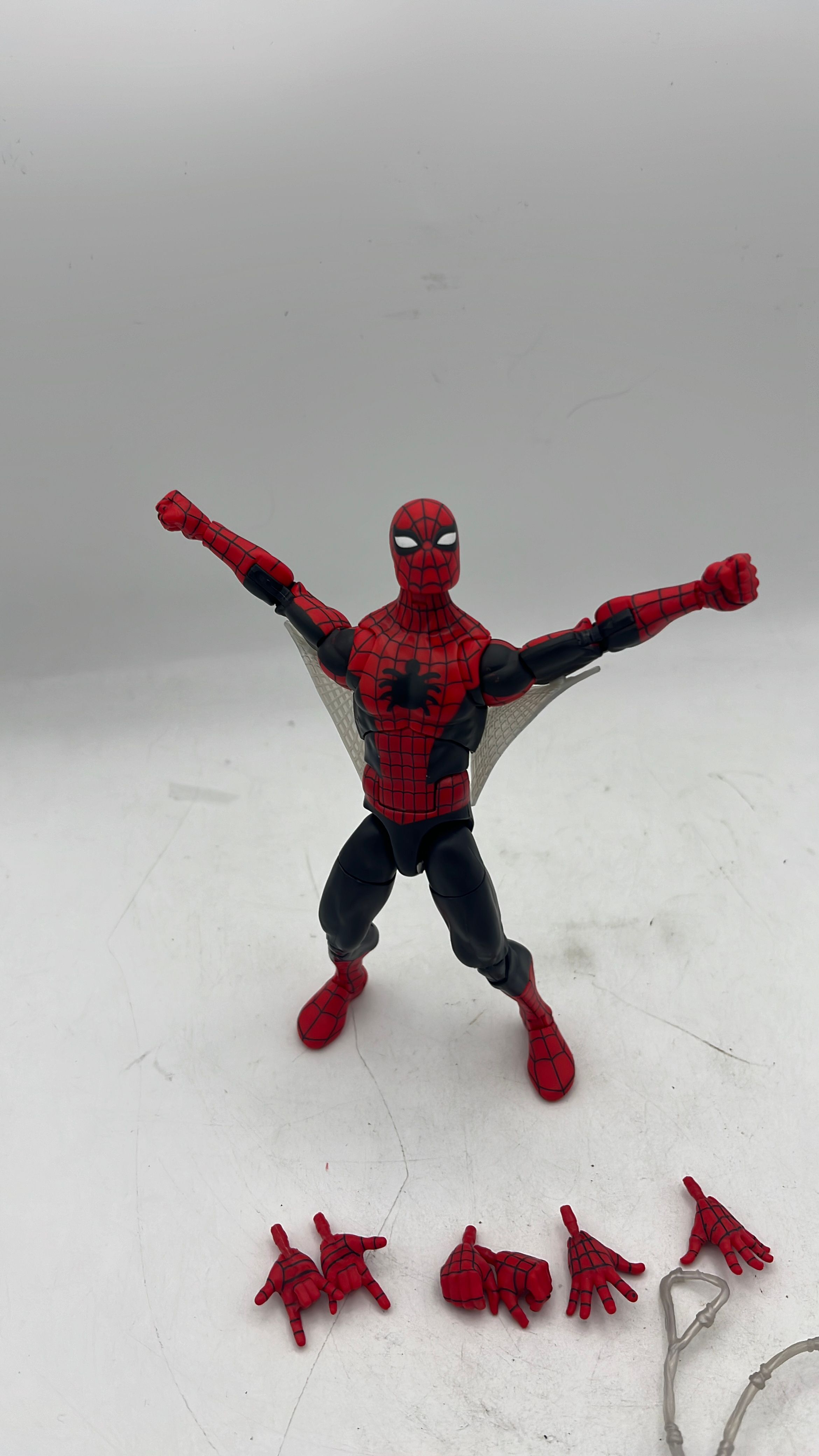 Hasbro Marvel Legends Amazing Fantasy 15 Spider-Man Figure 2022 (used) view 4