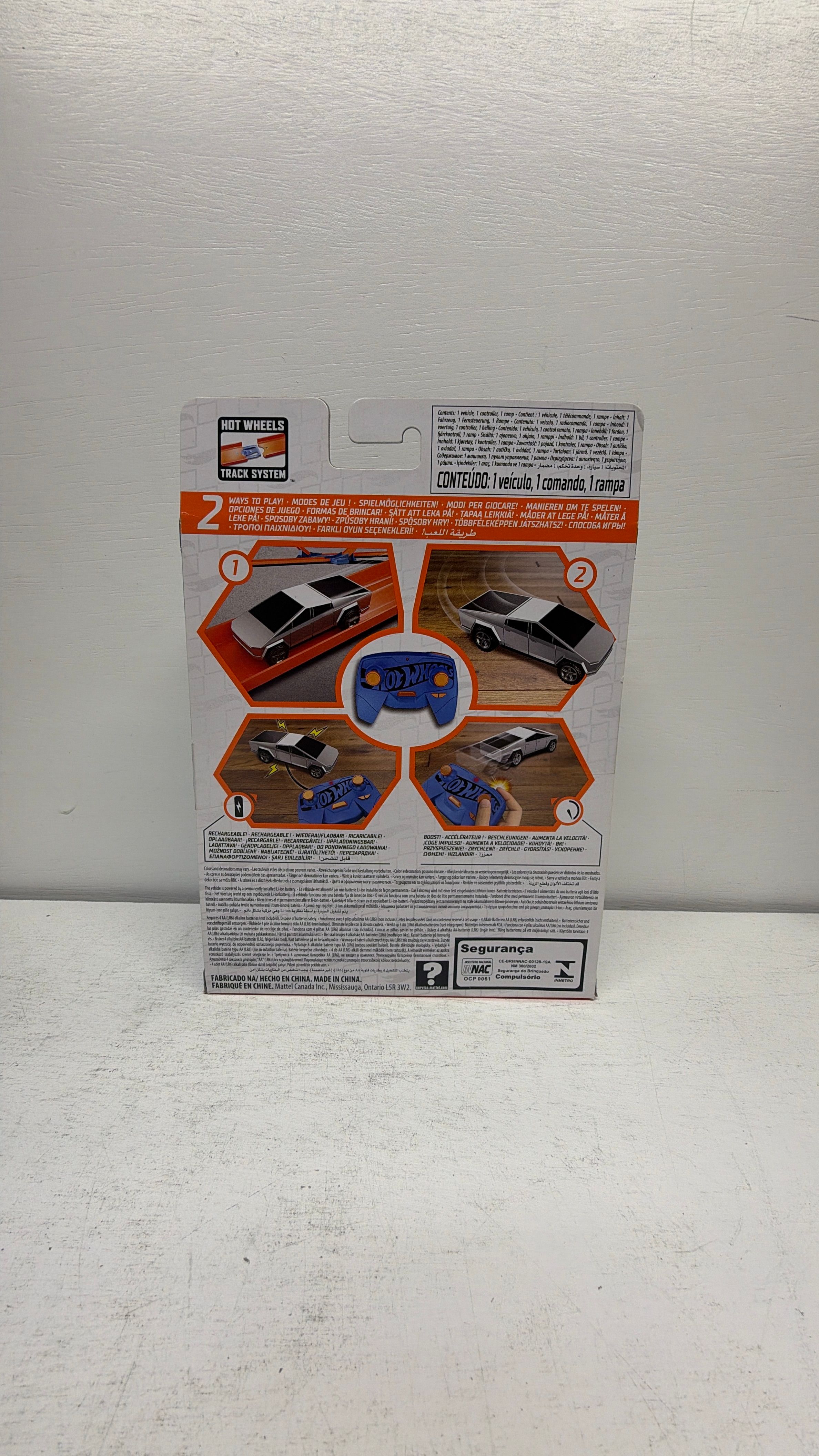 Mattel Hot Wheels RC TESLA CYBERTRUCK 1/64 GXG30 Remote Control view 4