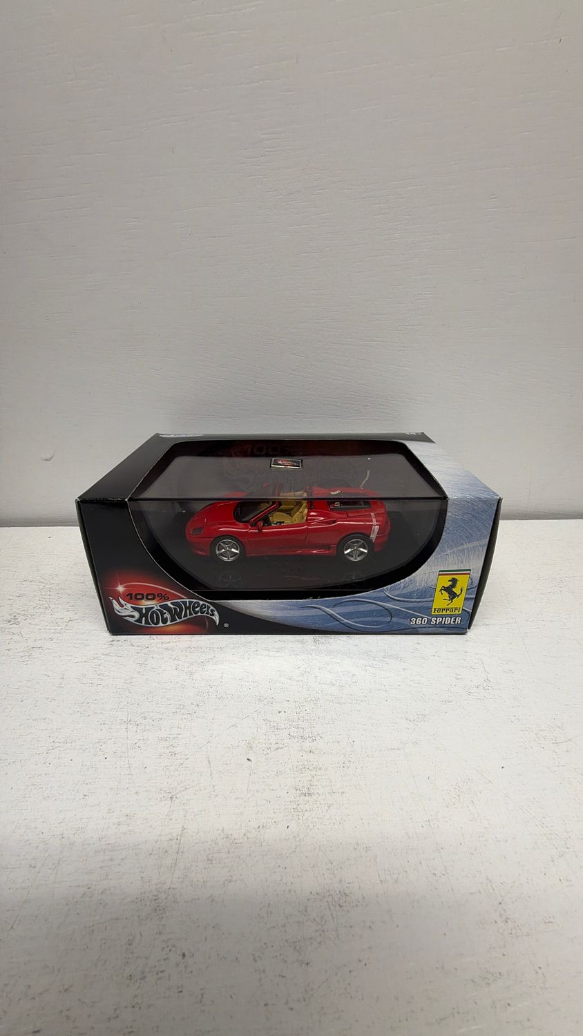 Mattel Hot Wheels 100% Ferrari 360 Spider Red 1:43 Scale Diecast