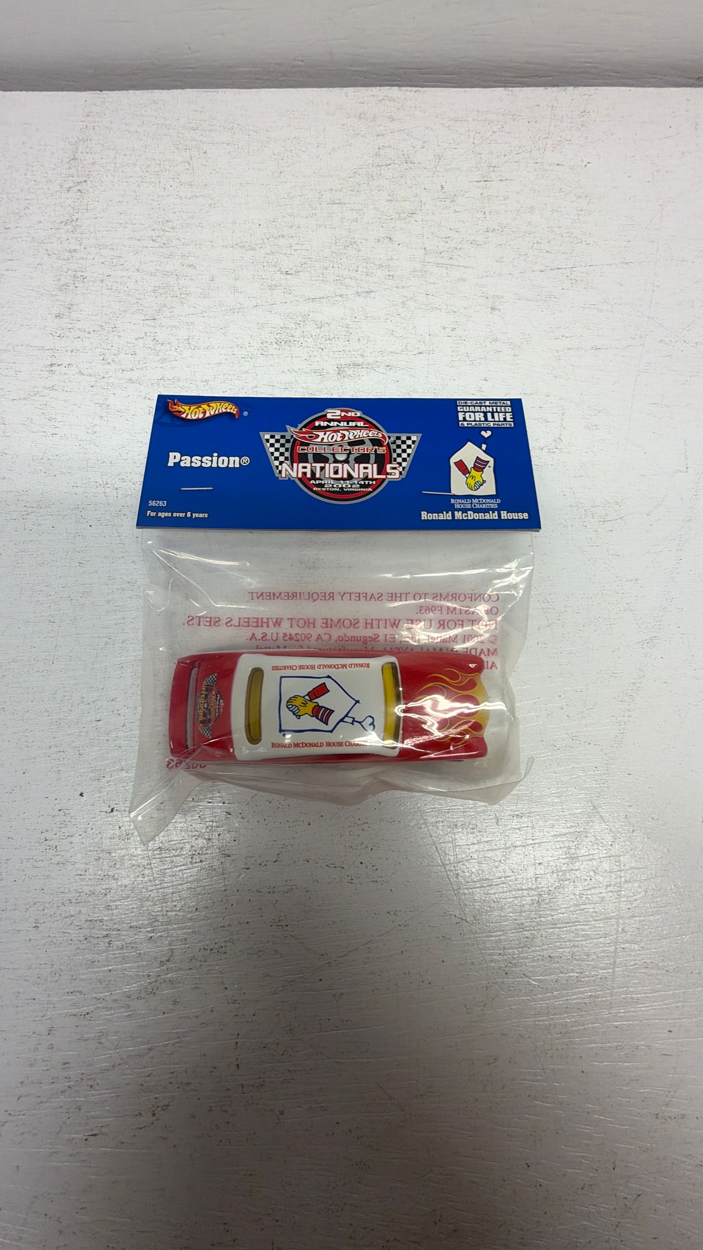 Mattel Hot Wheels 2nd Nationals Convention Ronald McDonald Charities PASSION
