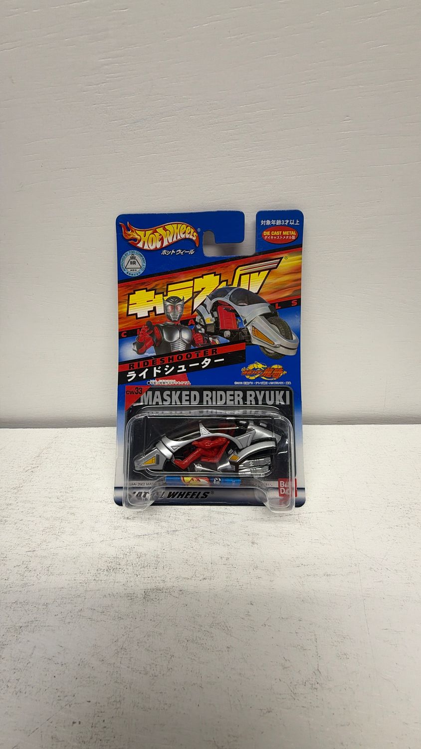 Mattel Bandai Hot Wheels Japan Rideshooter Masked Rider Ryuki