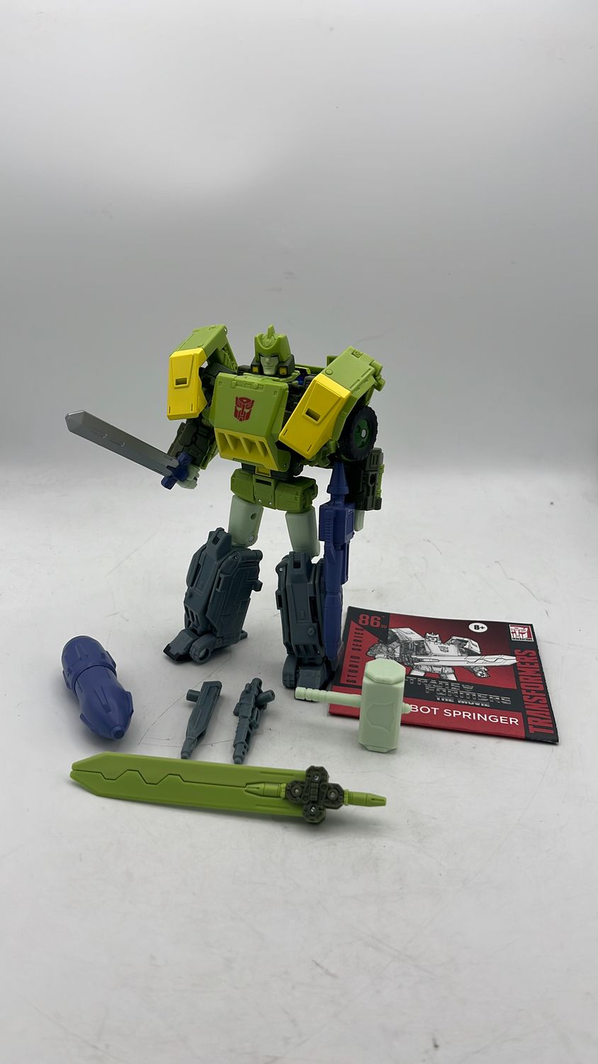 Hasbro Transformers Studio Series 86 Springer Figure 2023 (used)