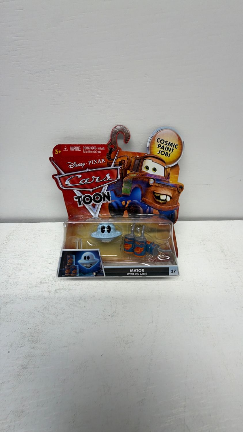 Mattel Disney Pixar Cars Toon Mator With Oil Cans