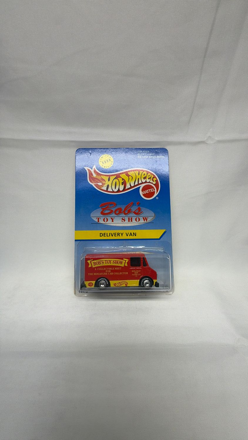 Mattel Hot Wheels Bob's Toy Show Delivery Van 1:64 Diecast Limited Edition