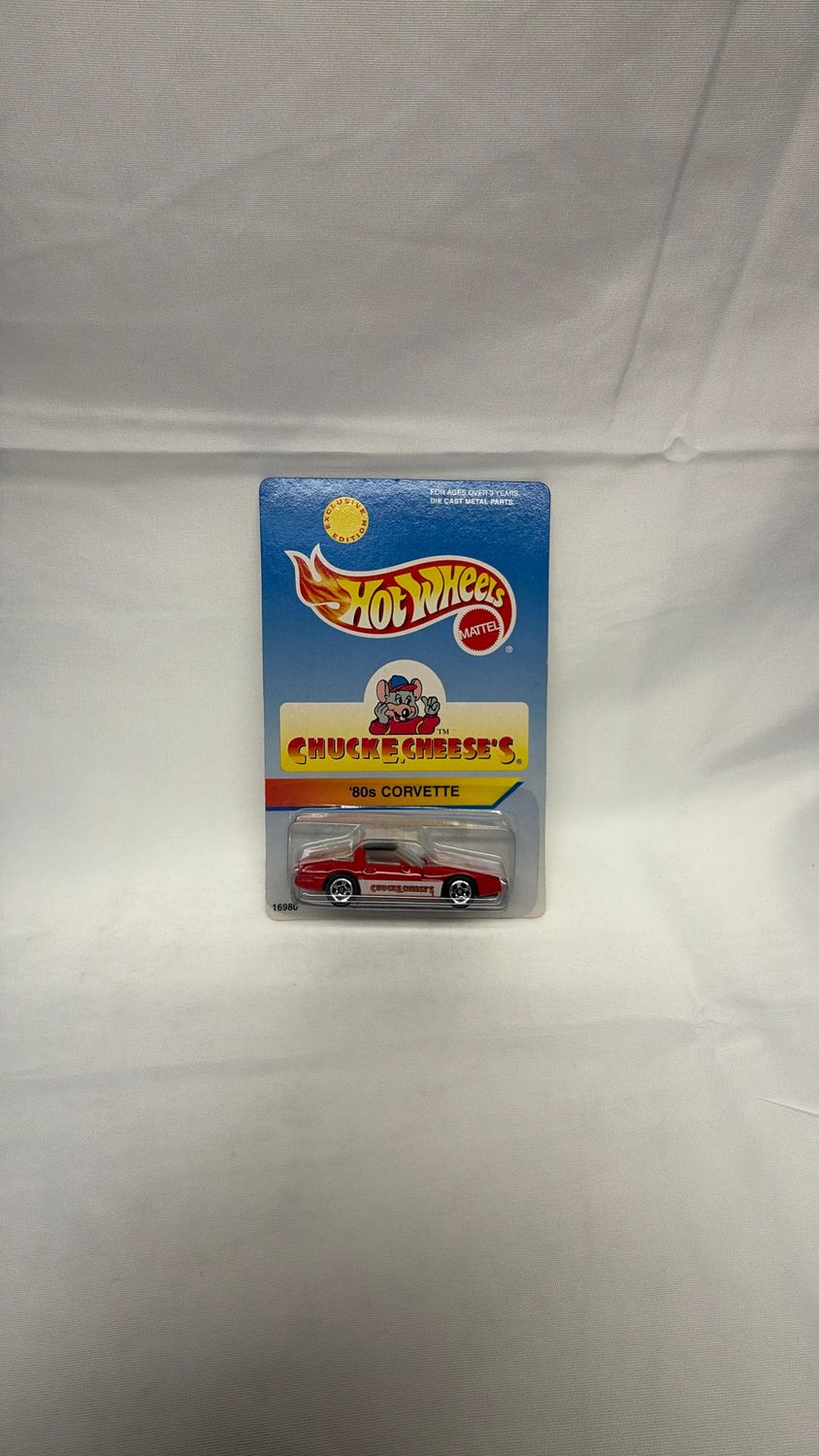 Mattel Hot Wheels Chuck E Cheese's '80s Corvette Exclusive Edition